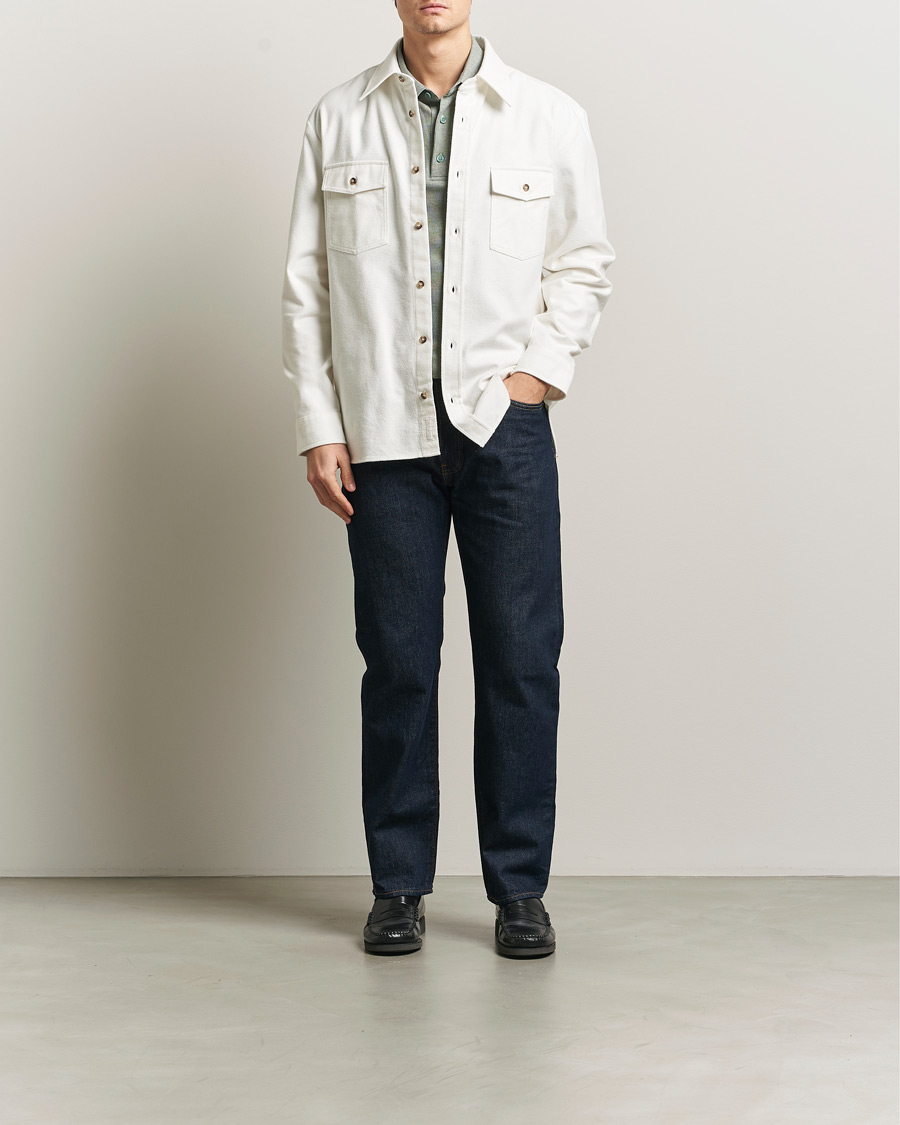 Hombres | Camisas | A.P.C. | Brushed Cotton Overshirt White