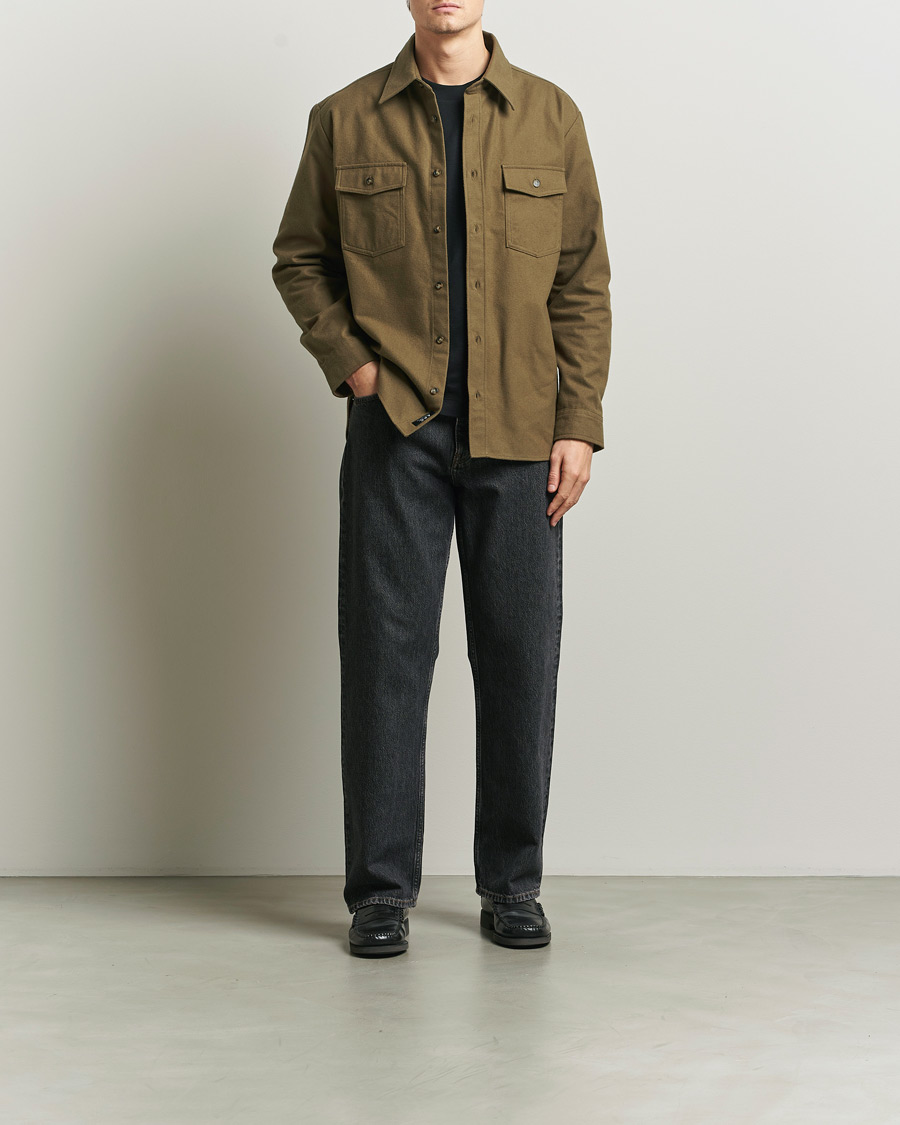 Hombres | Camisas | A.P.C. | Brushed Cotton Overshirt Khaki