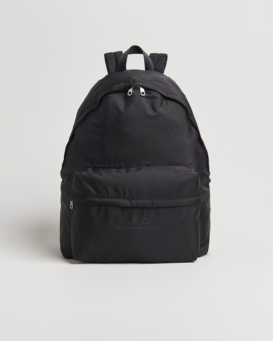 Hombres | Bolsos | A.P.C. | Backstage Nylon Cordura Backpack Black
