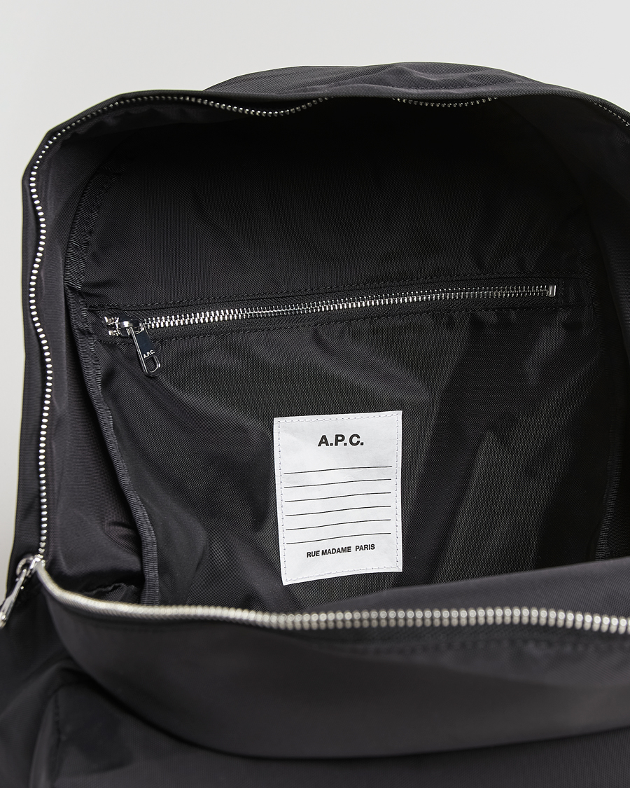 Hombres | Bolsos | A.P.C. | Backstage Nylon Cordura Backpack Black