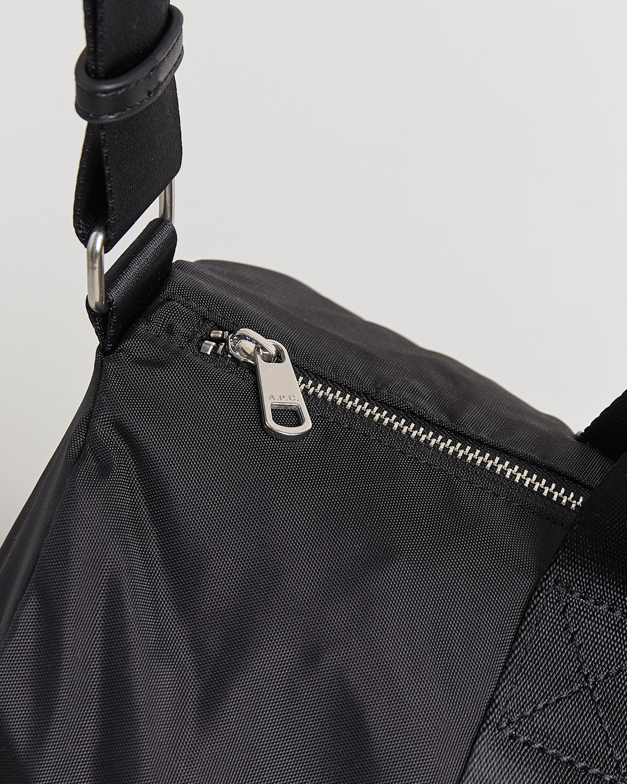 Hombres | A.P.C. Backstage Nylon Cordura Gym Bag Black | A.P.C. | Backstage Nylon Cordura Gym Bag Black