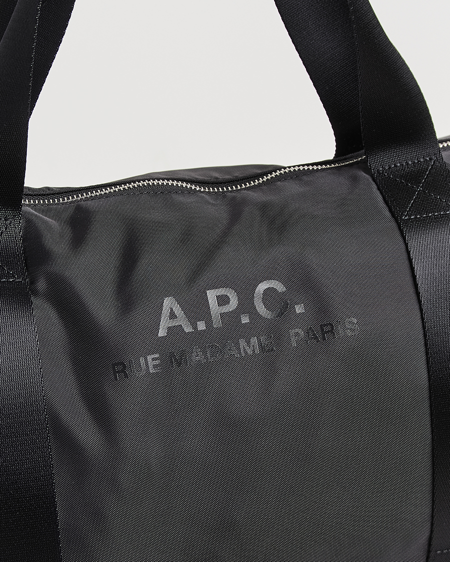 Hombres | A.P.C. Backstage Nylon Cordura Gym Bag Black | A.P.C. | Backstage Nylon Cordura Gym Bag Black
