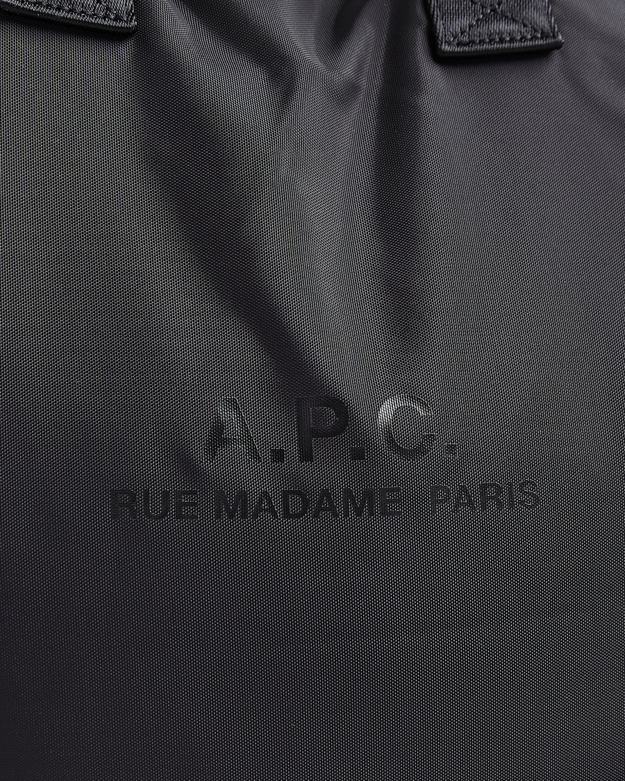 Hombres | A.P.C. Backstage Nylon Cordura Tote Bag Black | A.P.C. | Backstage Nylon Cordura Tote Bag Black