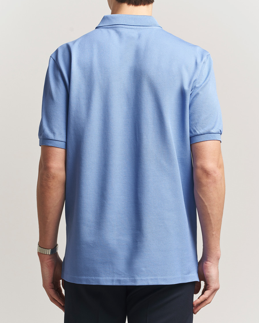 Hombres | Polos | Ralph Lauren Purple Label | Mercerized Cotton Polo Light Blue