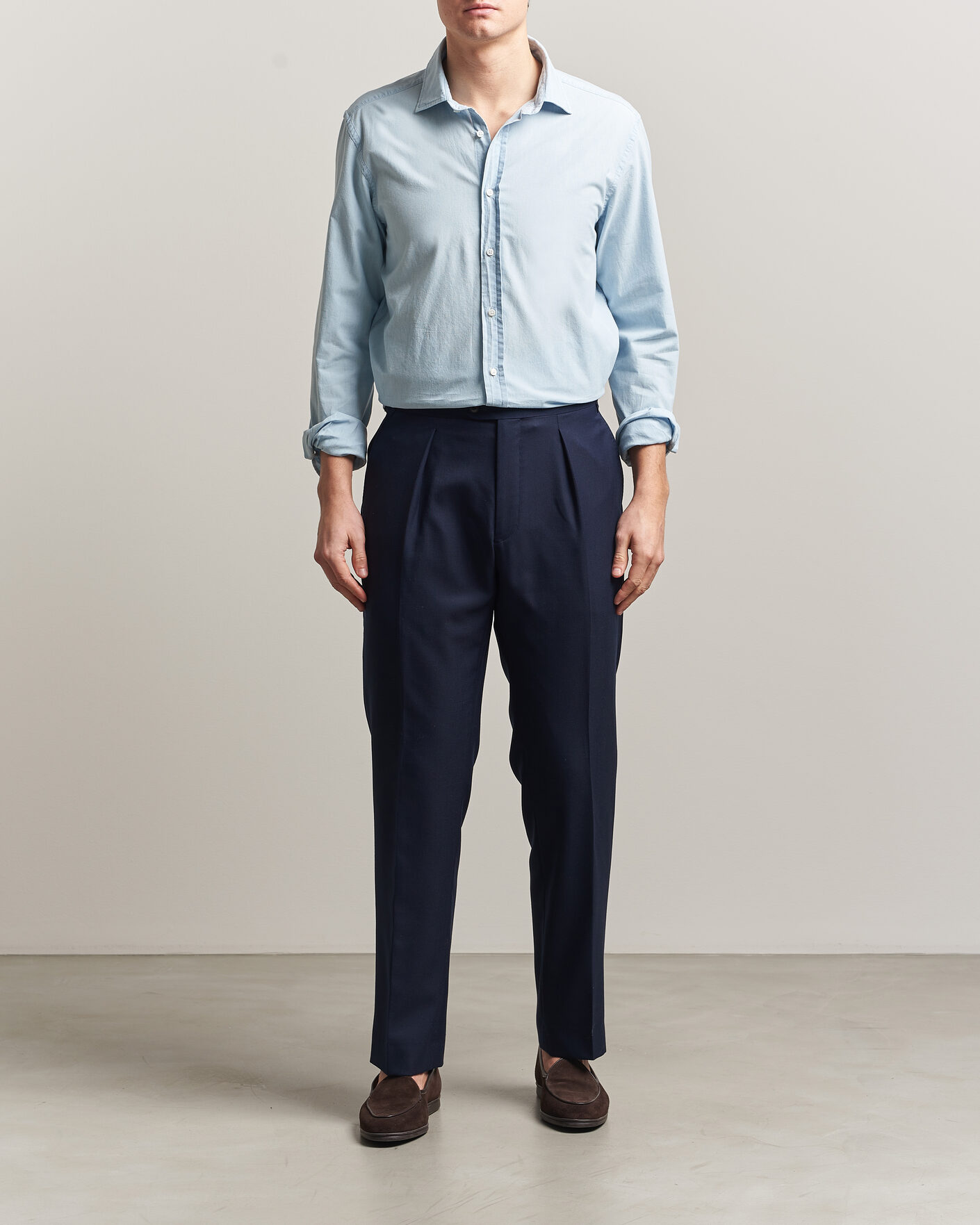 Hombres | Camisas | Ralph Lauren Purple Label | Cooper Work Shirt Medium Wash