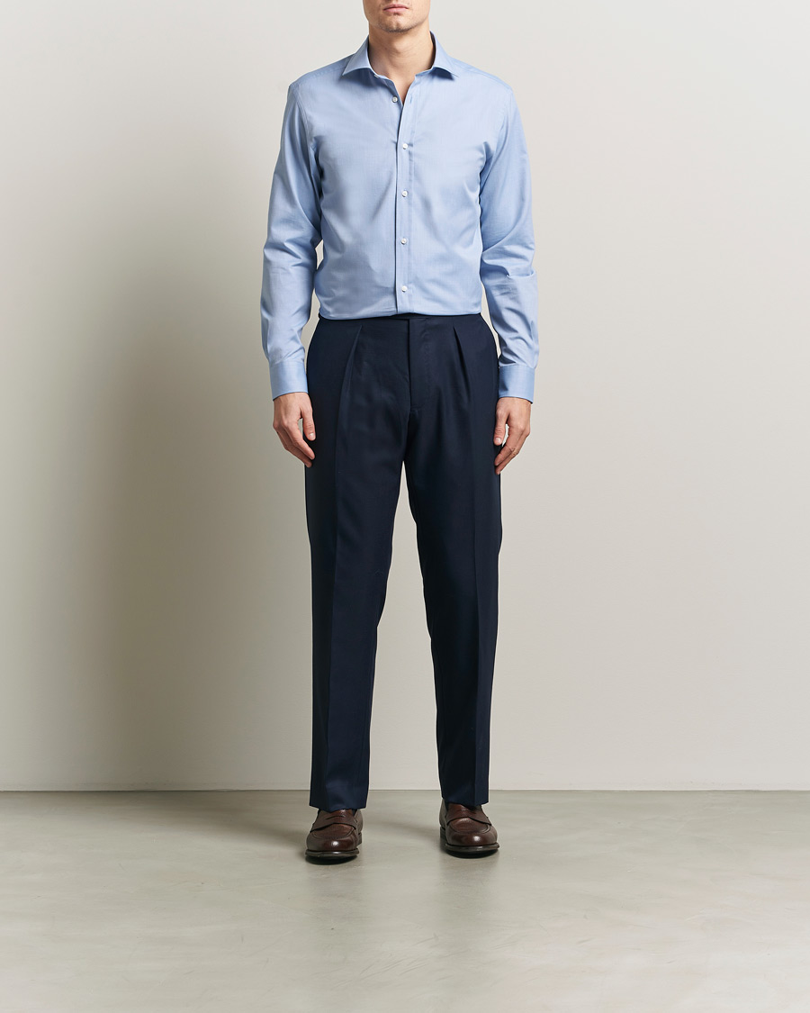 Hombres | Camisas | Ralph Lauren Purple Label | Oxford Button Down Shirt Light Blue