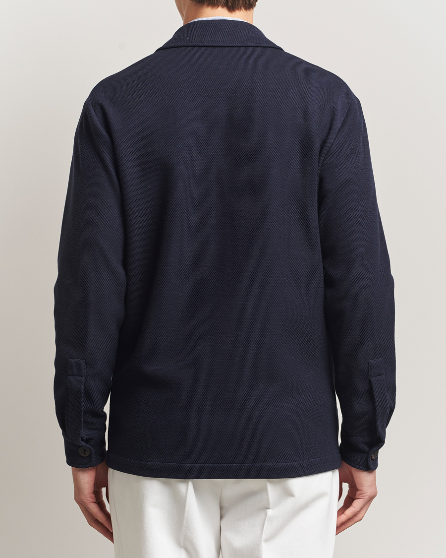 Hombres | Blazers | Ralph Lauren Purple Label | Wool/Cotton Jacket Chairman Navy