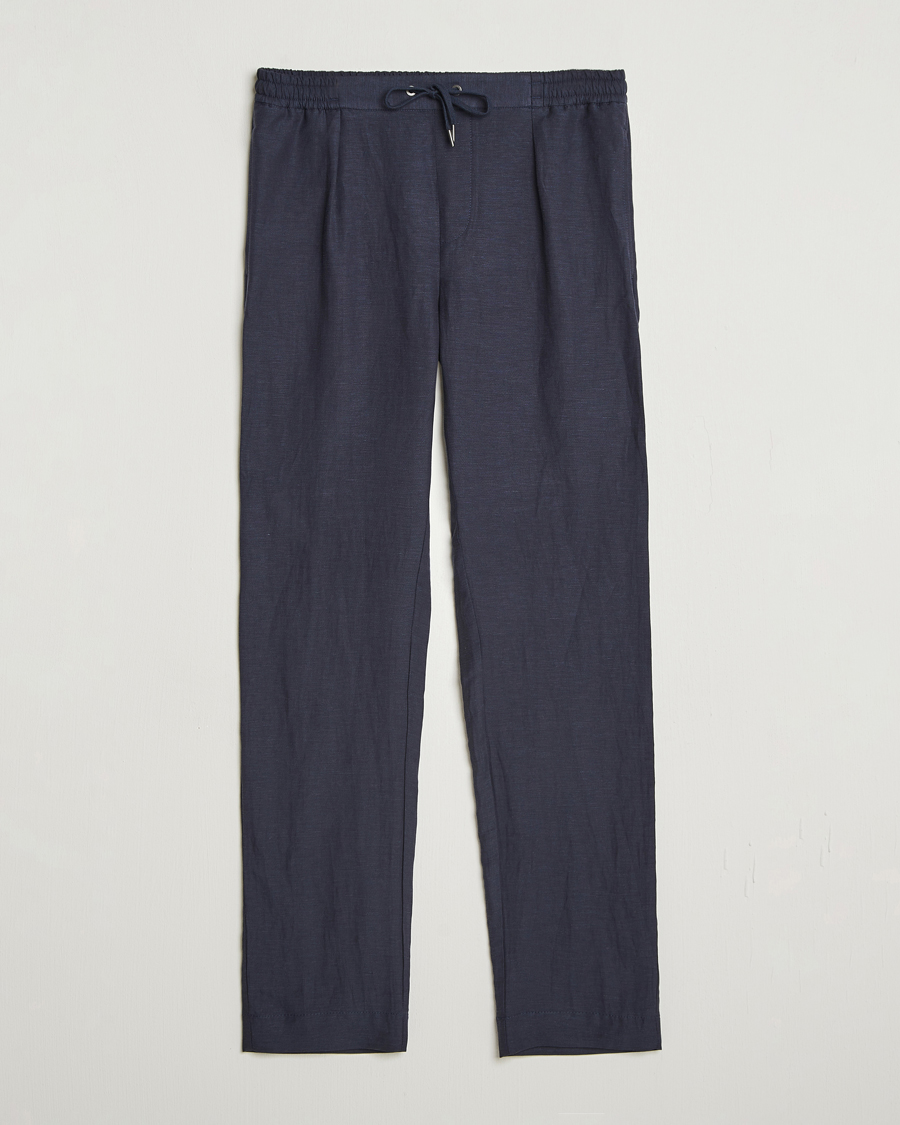 Hombres | Pantalones | Ralph Lauren Purple Label | Dorset Drawstring Trousers Chairman Navy