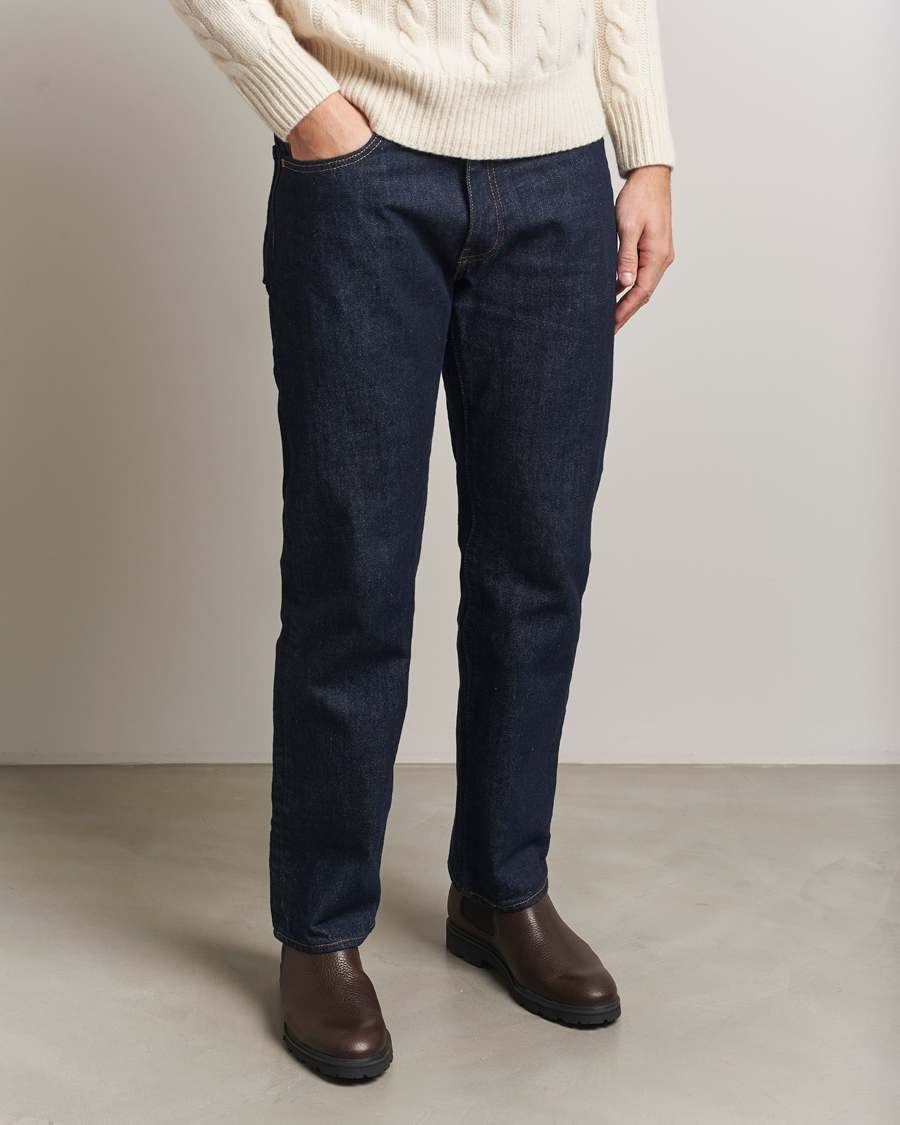 Hombres | Botas | UBR | Thunder Chelsea Grained Leather Boot Dark Brown