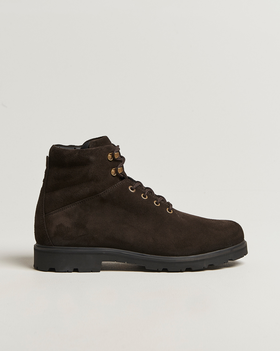 Hombres | Botas | UBR | Black Storm Suede Boot Dark Brown