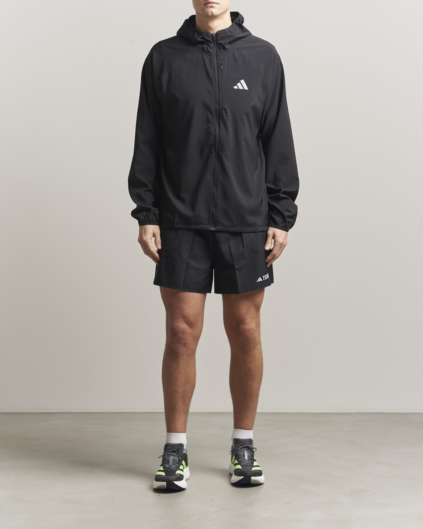 Hombres | Abrigos y chaquetas | adidas Performance | Running Hooded Jacket Black