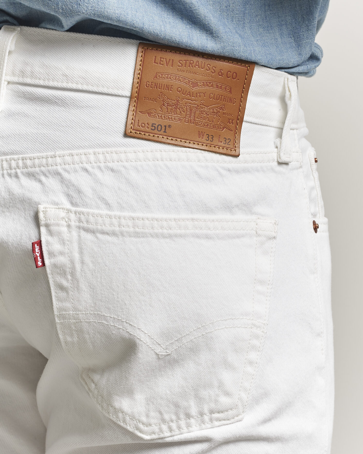 Hombres | Vaqueros | Levi's | 501 Original Jeans Chill White