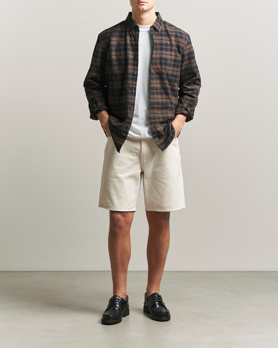 Hombres | Pantalones cortos | Levi's | 468 Loose Denim Shorts Ecru Bone