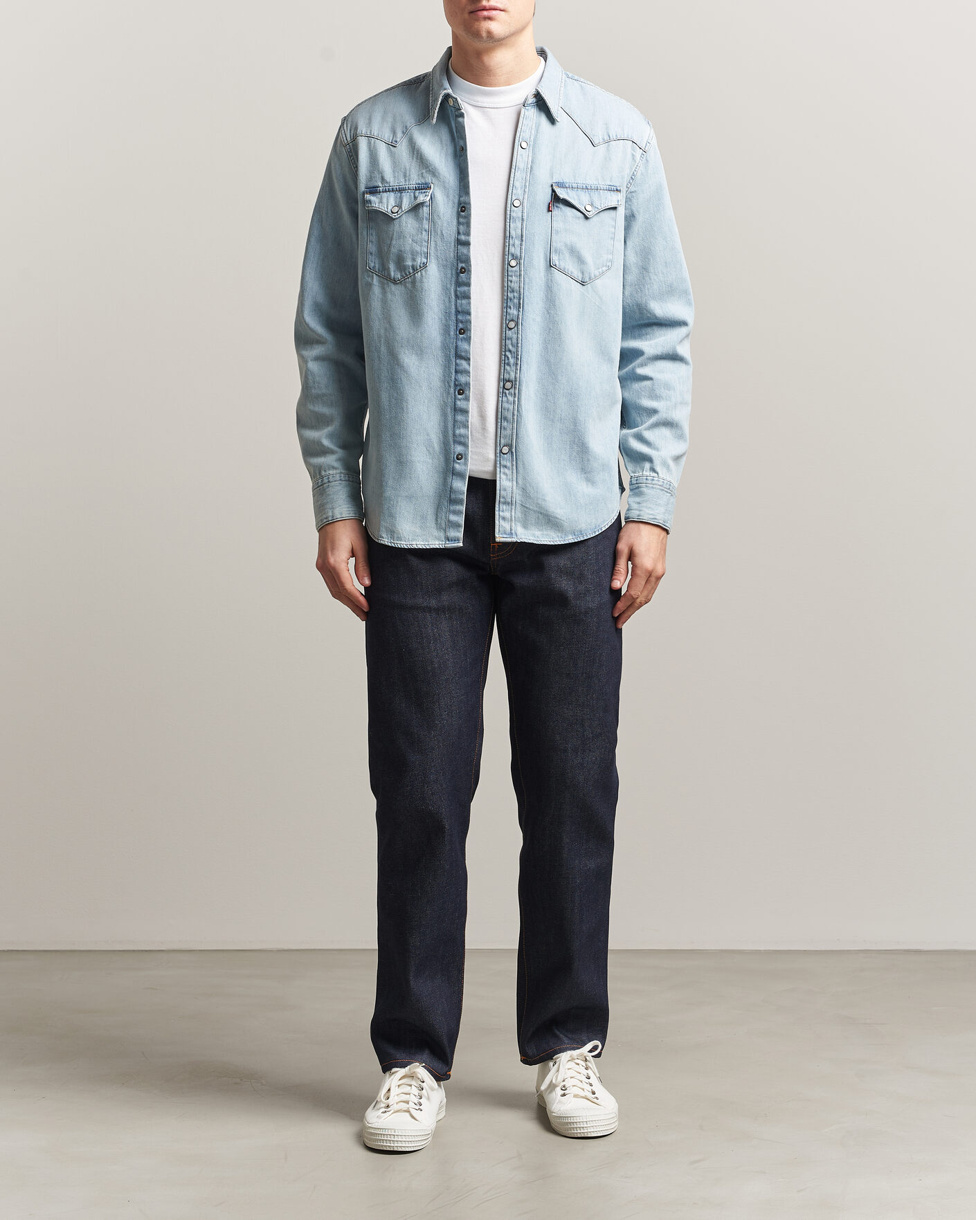 Hombres | Camisas | Levi's | Barstow Western Standard Shirt Worn In Blue