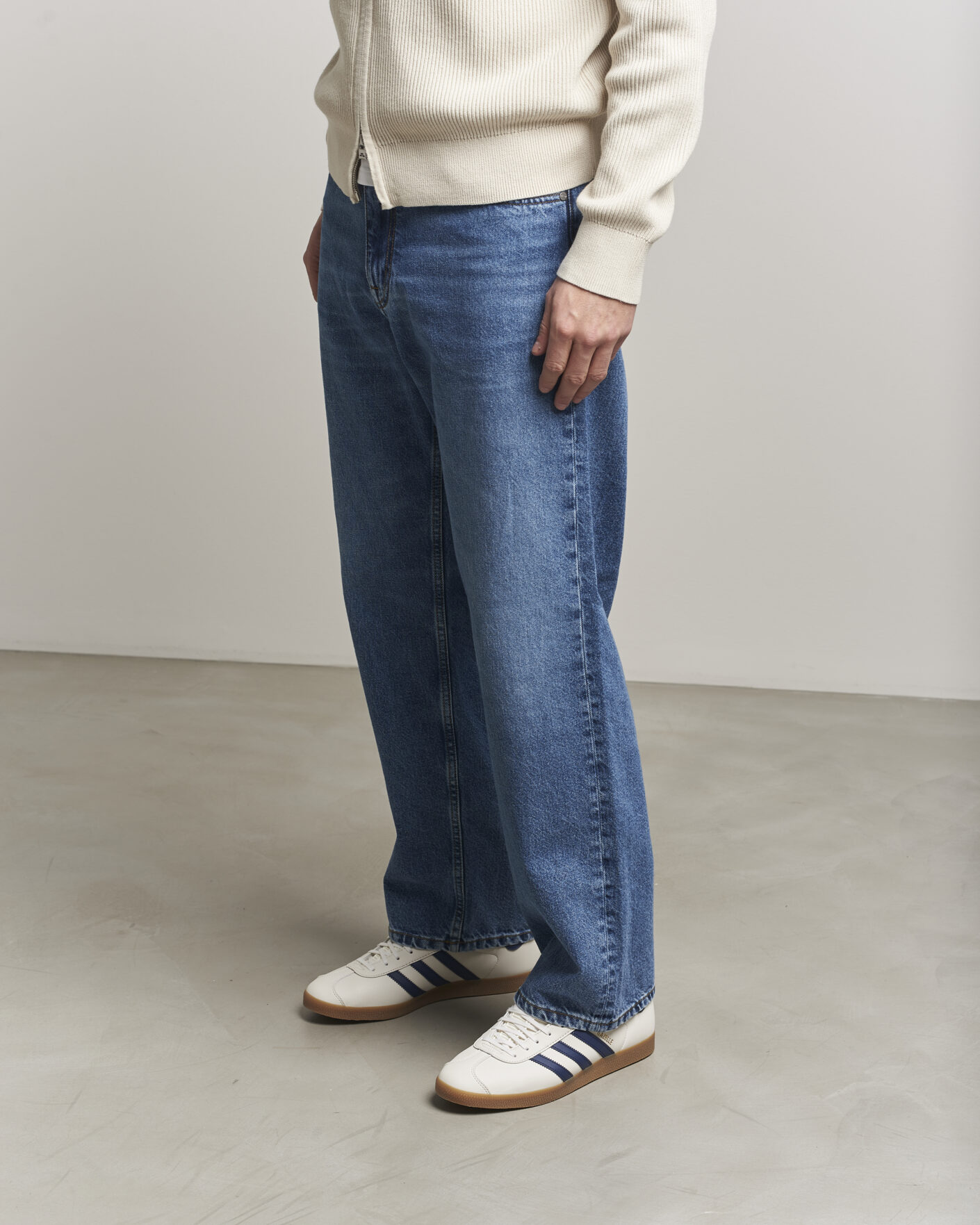 Hombres | Zapatillas | adidas Originals | Gazelle Sneaker White/Dark Blue