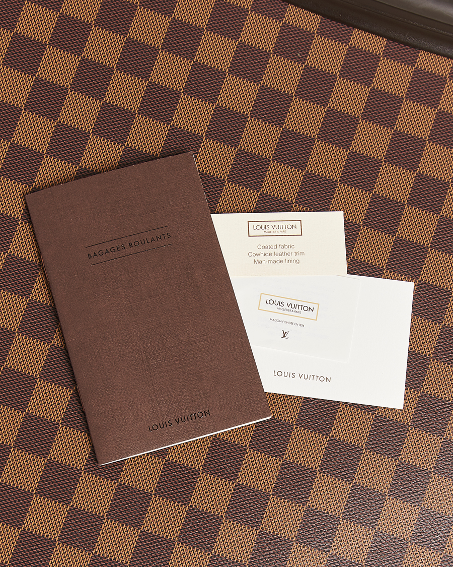 Hombres | Louis Vuitton Pre-Owned Pegase Trolley Case 50 Damier Ebene | Louis Vuitton Pre-Owned | Pegase Trolley Case 50 Damier Ebene