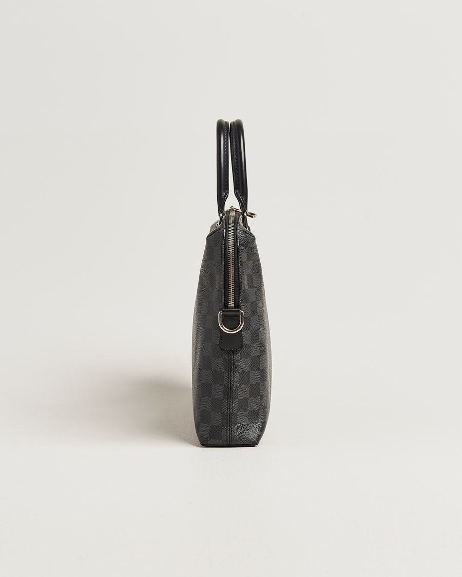 Hombres | Pre-Owned & Vintage Bags | Louis Vuitton Pre-Owned | Porte Documents Jour Damier Graphite