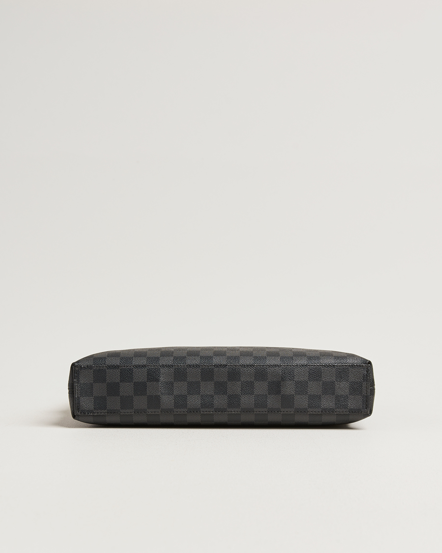 Hombres | Pre-Owned & Vintage Bags | Louis Vuitton Pre-Owned | Porte Documents Jour Damier Graphite