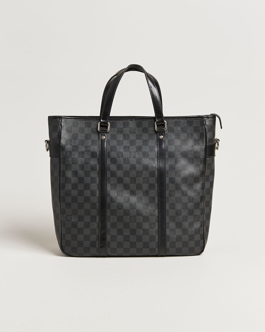Hombres | Louis Vuitton Pre-Owned Tadao Tote Bag Damier Graphite | Louis Vuitton Pre-Owned | Tadao Tote Bag Damier Graphite
