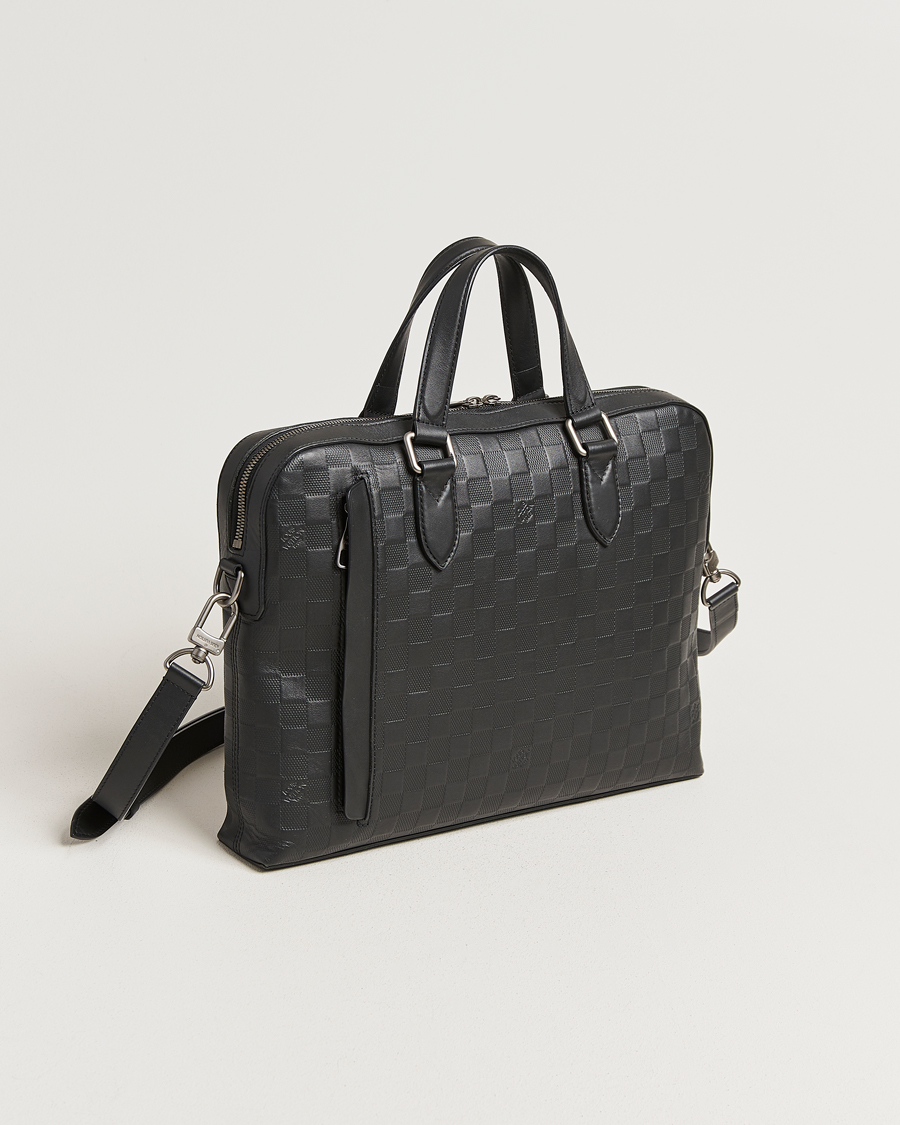 Hombres | Louis Vuitton Pre-Owned Porte Documents Studio Damier Infini | Louis Vuitton Pre-Owned | Porte Documents Studio Damier Infini