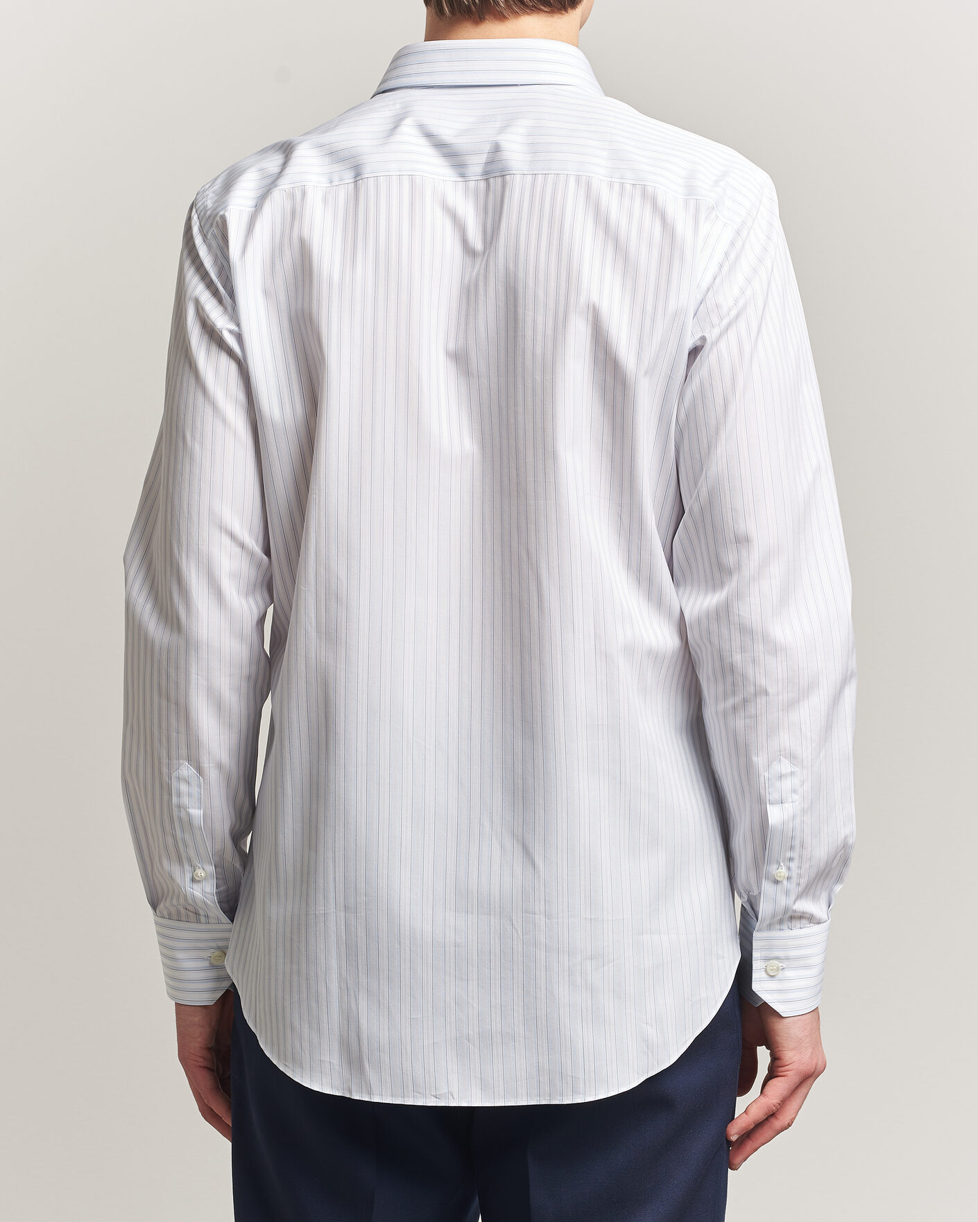 Hombres | Camisas | Brioni | Slim Fit Dress Shirt Light Blue Stripe