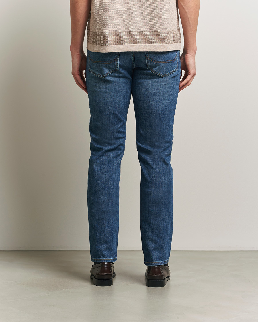 Hombres | Pantalones | Brioni | 5-Pocket Denim Medium Blue Wash
