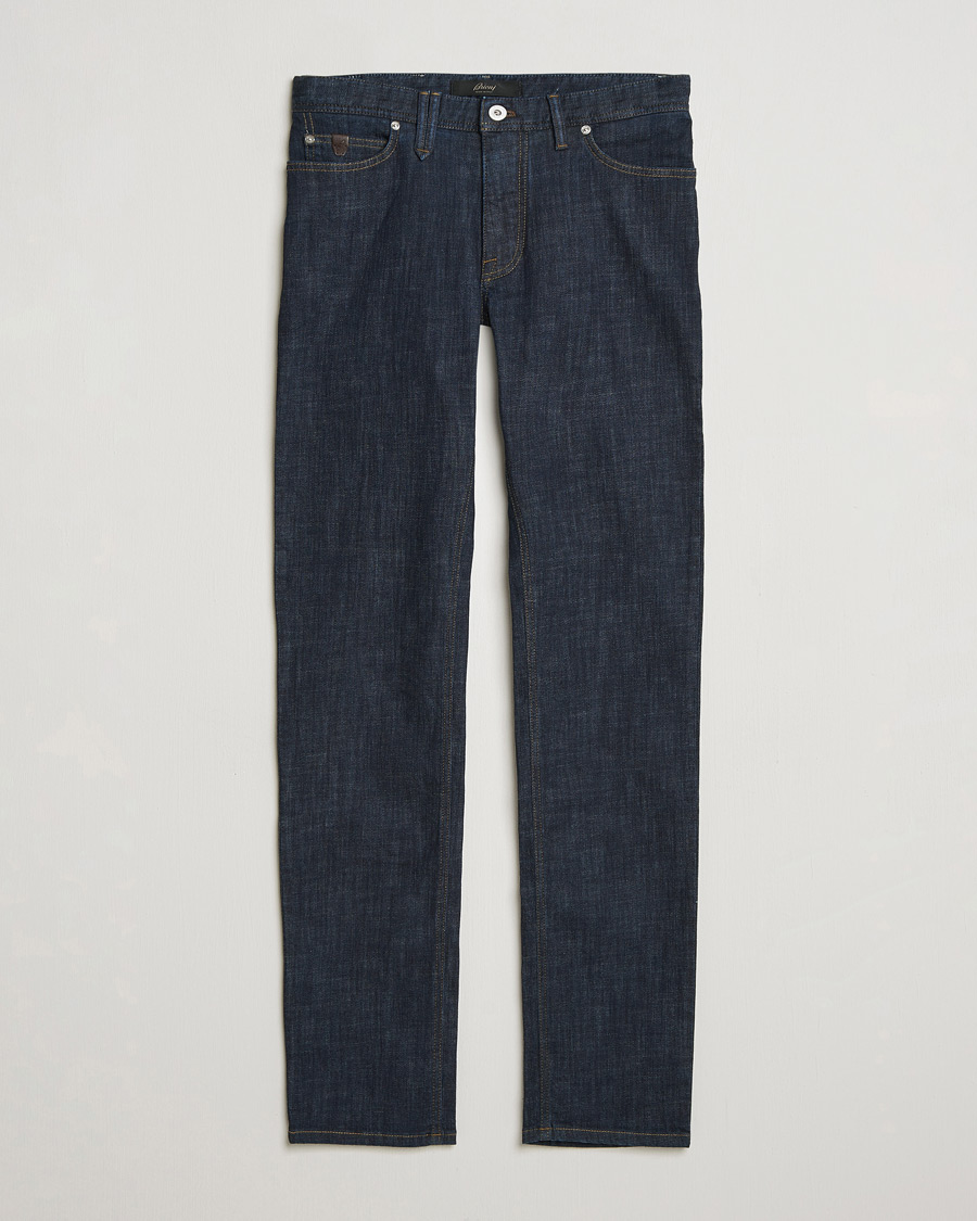 Hombres | Pantalones | Brioni | 5-Pocket Denim Dark Blue Wash