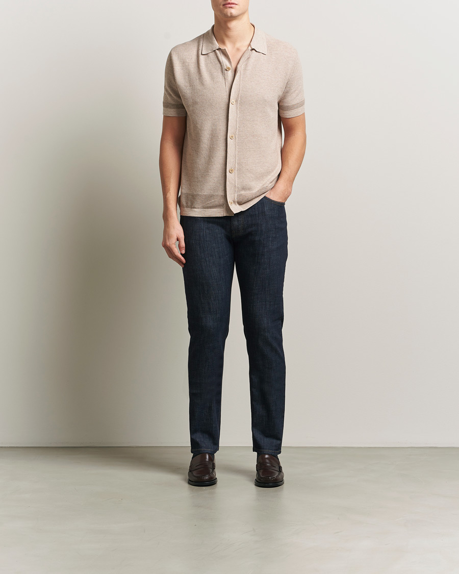 Hombres | Vaqueros | Brioni | 5-Pocket Denim Dark Blue Wash