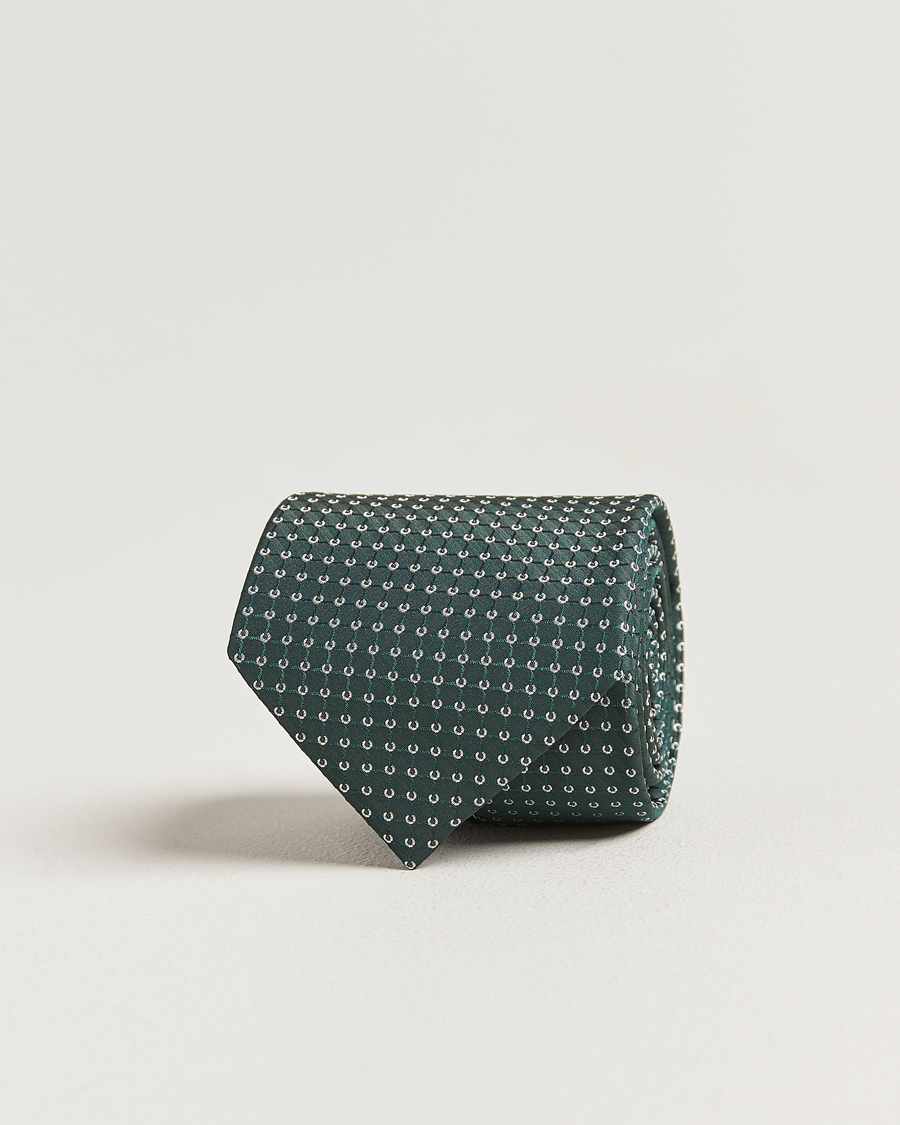 Hombres | Corbatas | Brioni | Microstructure Silk Tie Green
