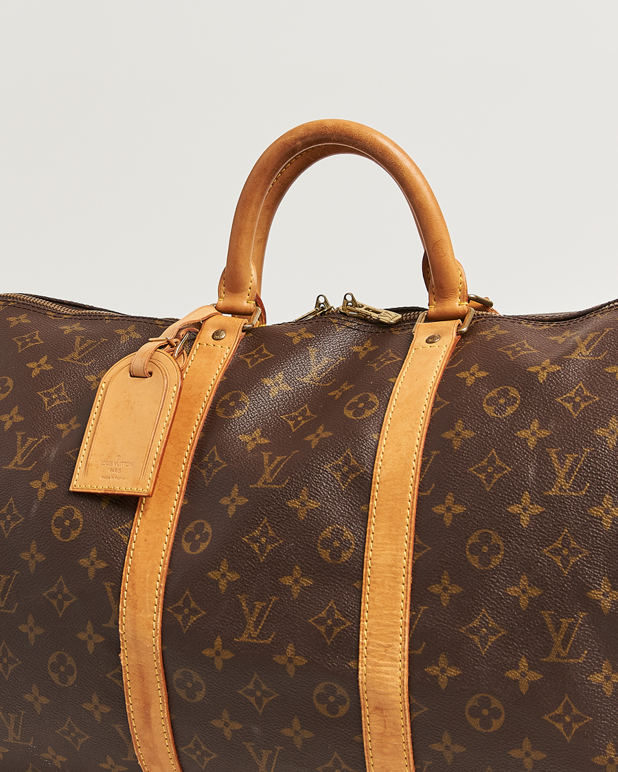 Hombres | Pre-Owned & Vintage Bags | Louis Vuitton Pre-Owned | Keepall Bandouliére 55 Monogram