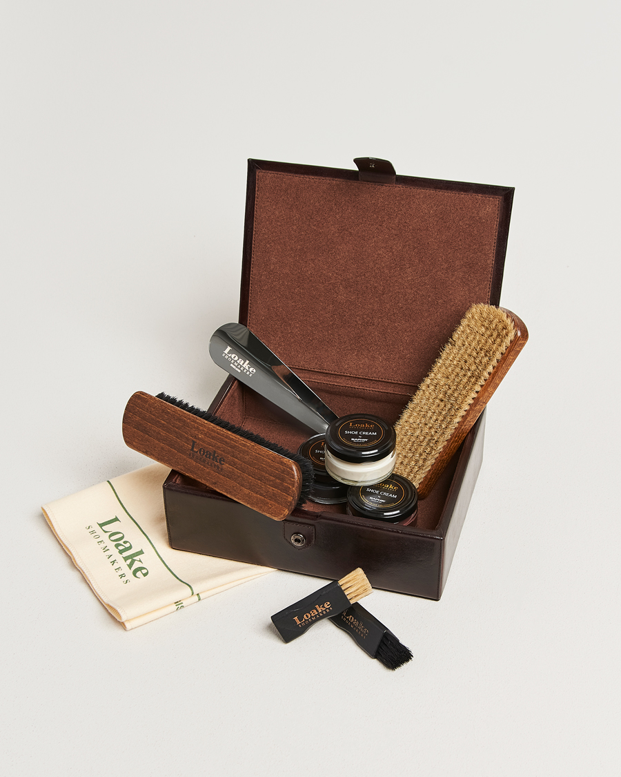 Hombres | Cuidado del calzado | Loake Shoemakers | Saphir Small Leather Valet Box