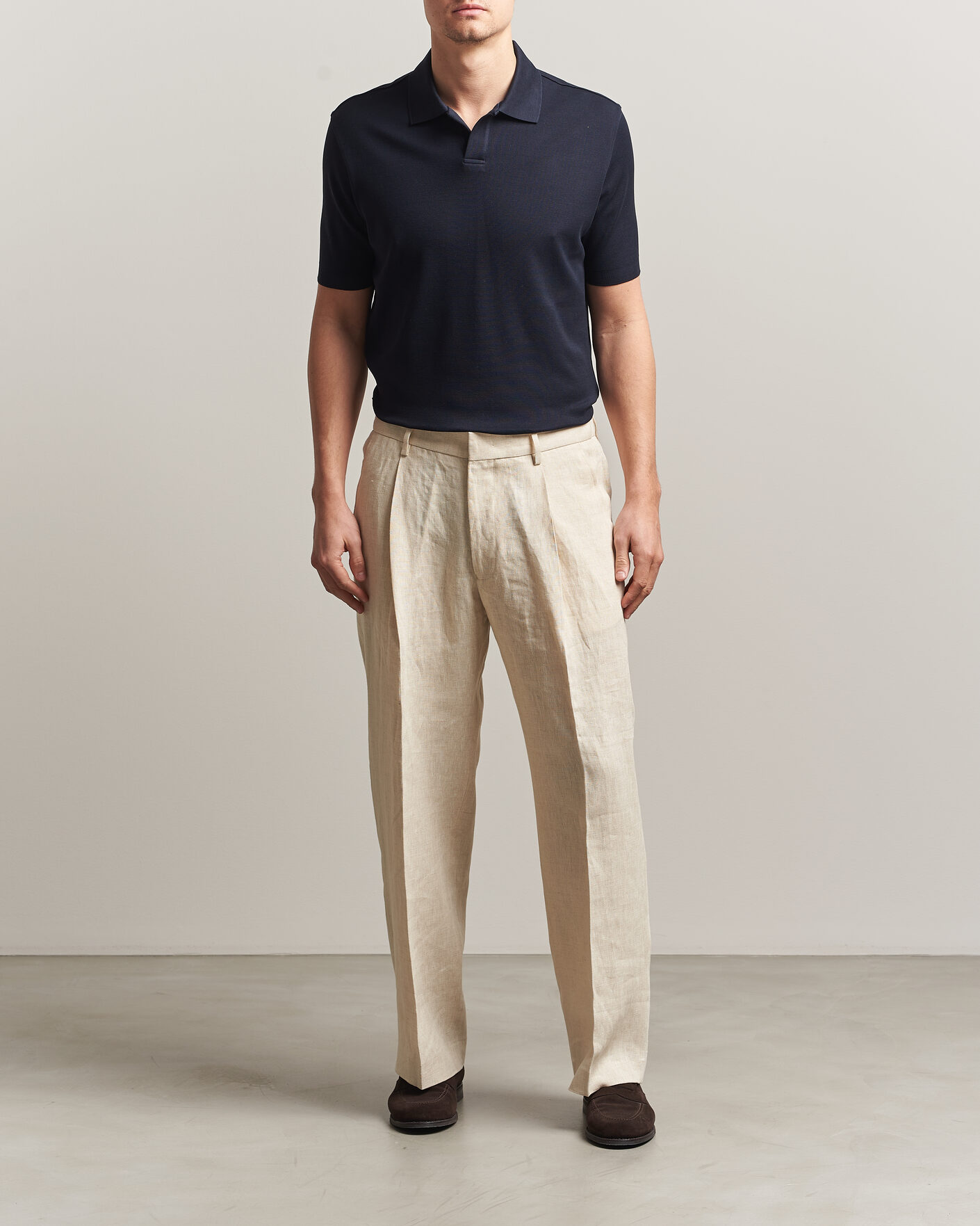 Hombres | Polos | Altea | Jersey Piquet Polo Navy