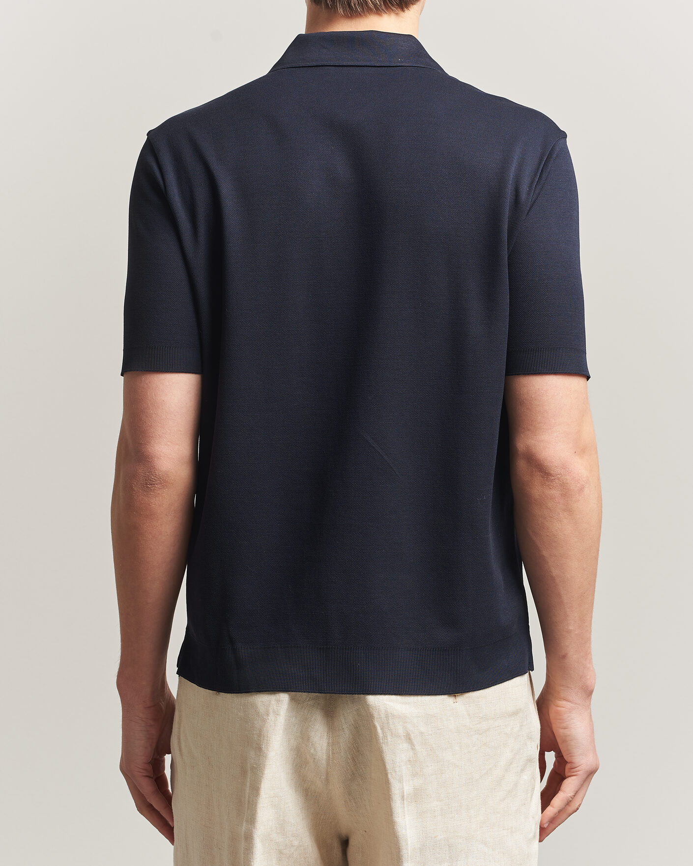 Hombres | Polos | Altea | Jersey Piquet Polo Navy
