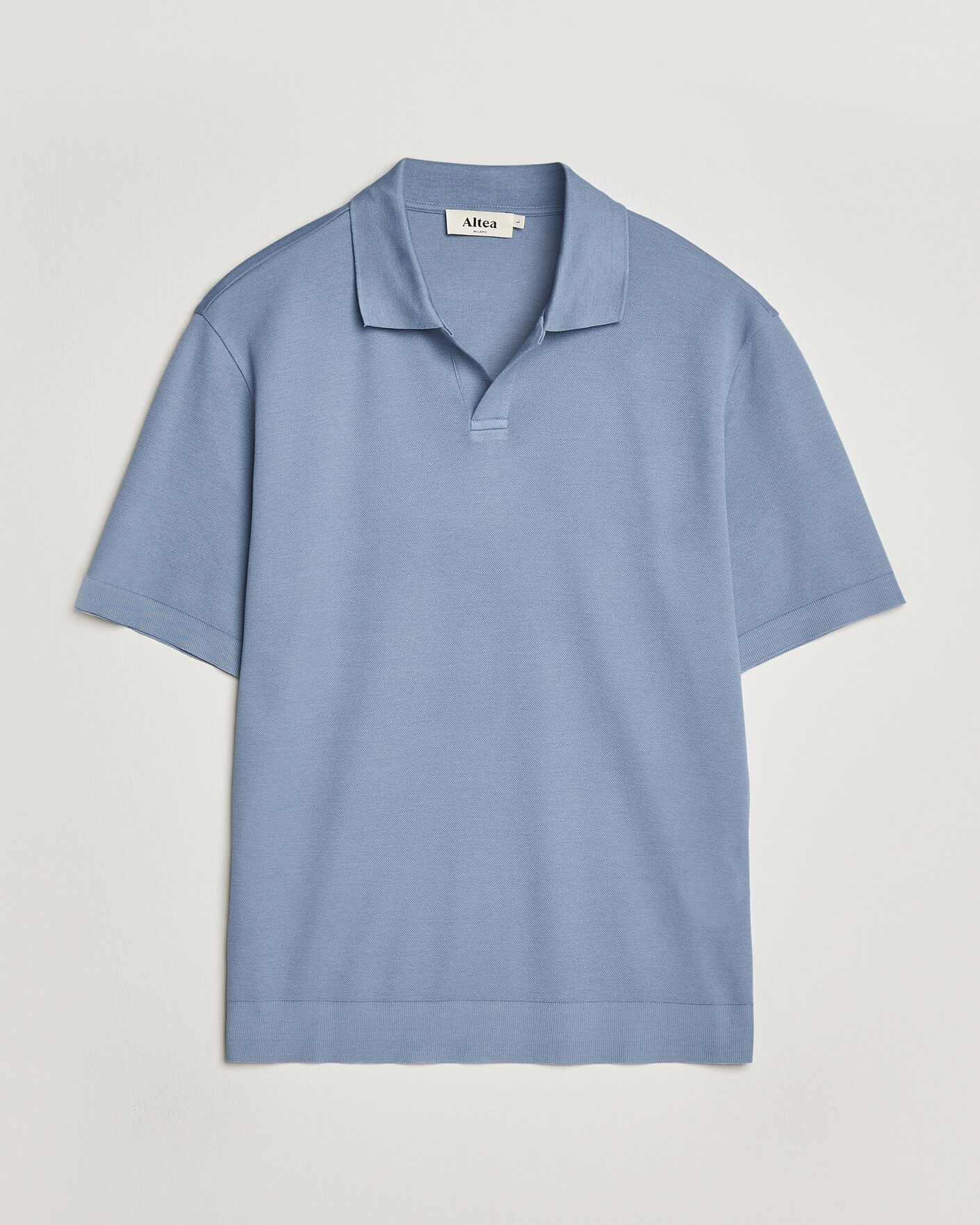Hombres | Polos | Altea | Jersey Piquet Polo Light Blue