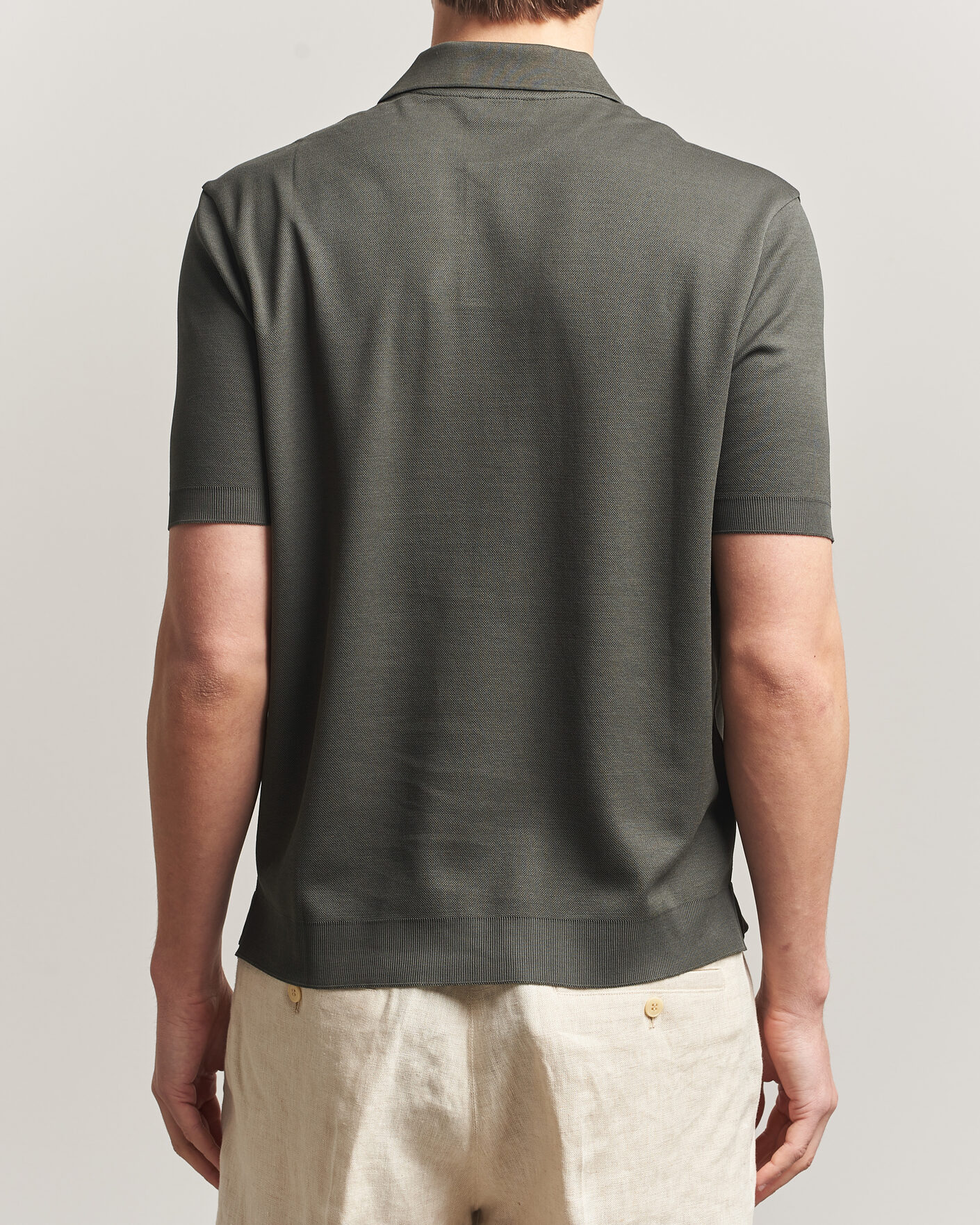 Hombres | Polos | Altea | Jersey Piquet Polo Dark Green