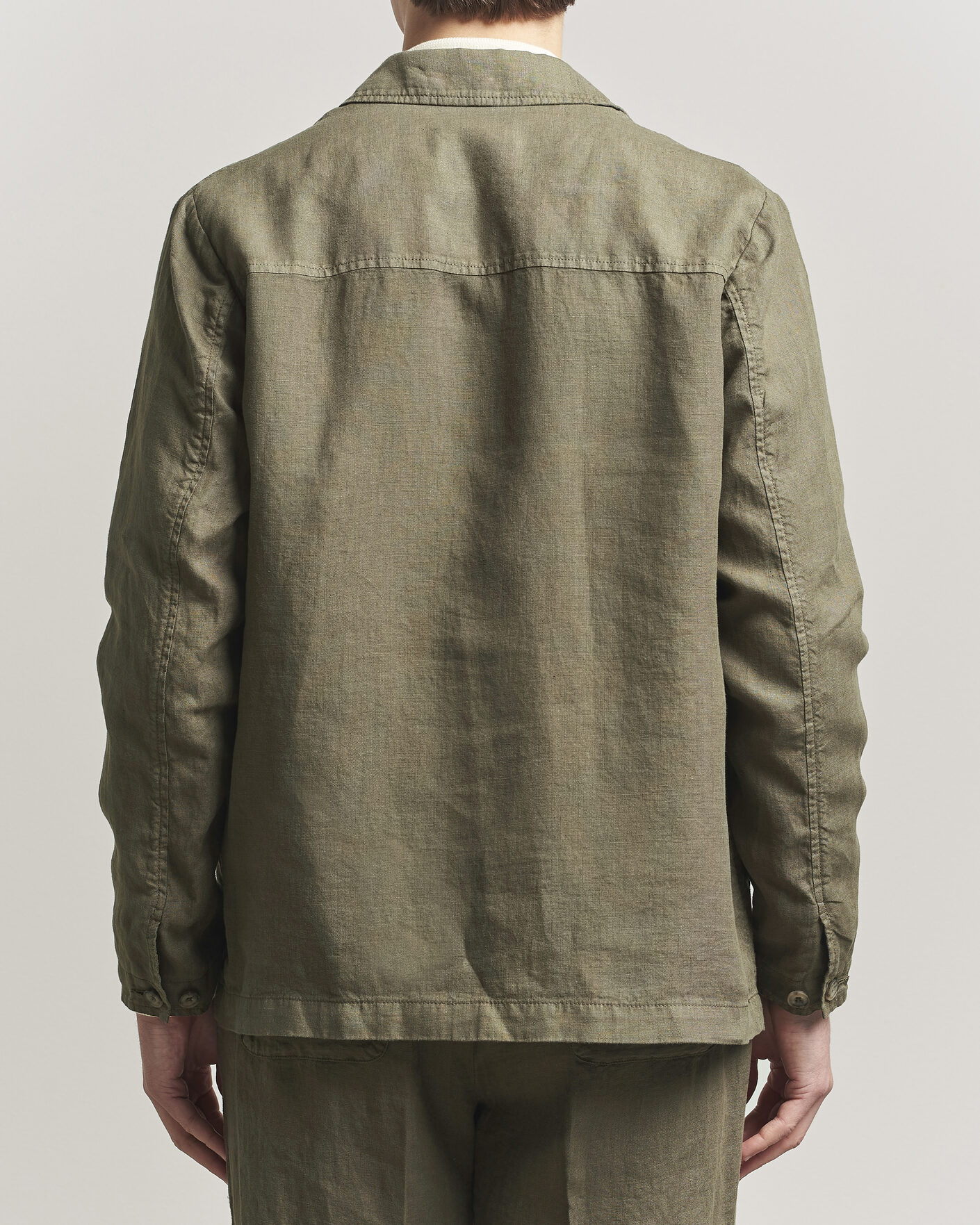 Hombres | Abrigos y chaquetas | Altea | Linen Chore Jacket Military
