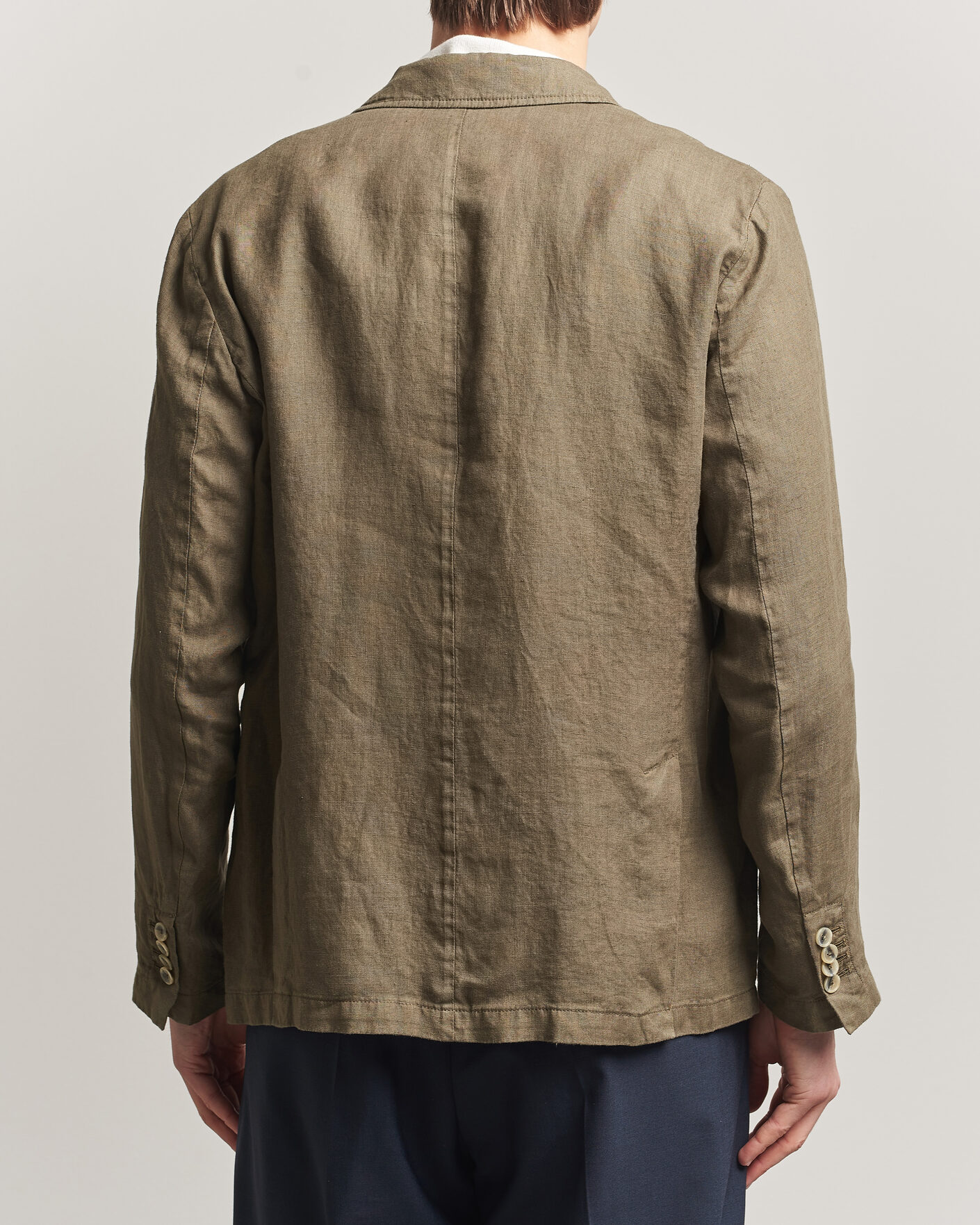 Hombres | Blazers | Altea | Linen Blazer Military