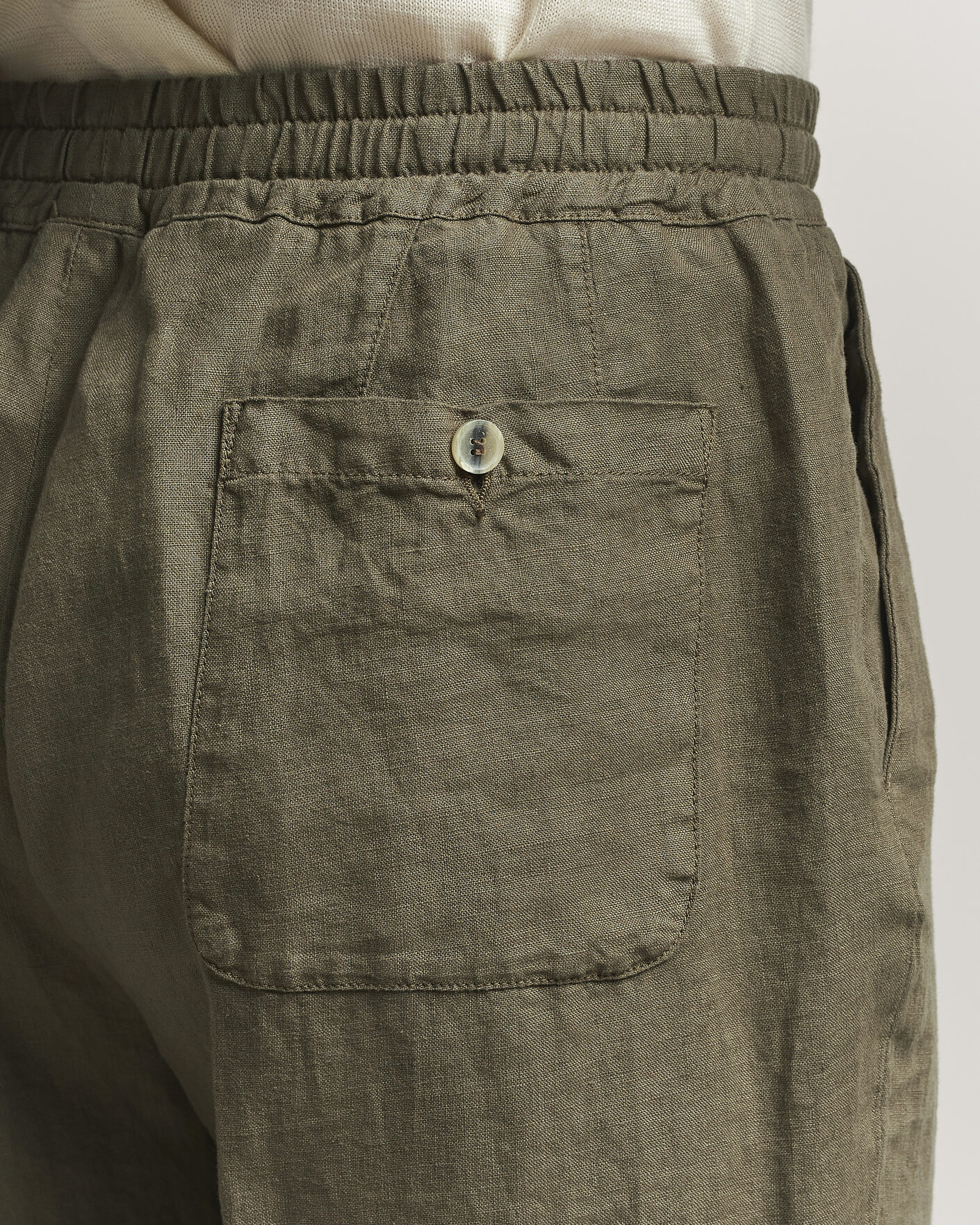 Hombres | Pantalones | Altea | Linen Pants Military