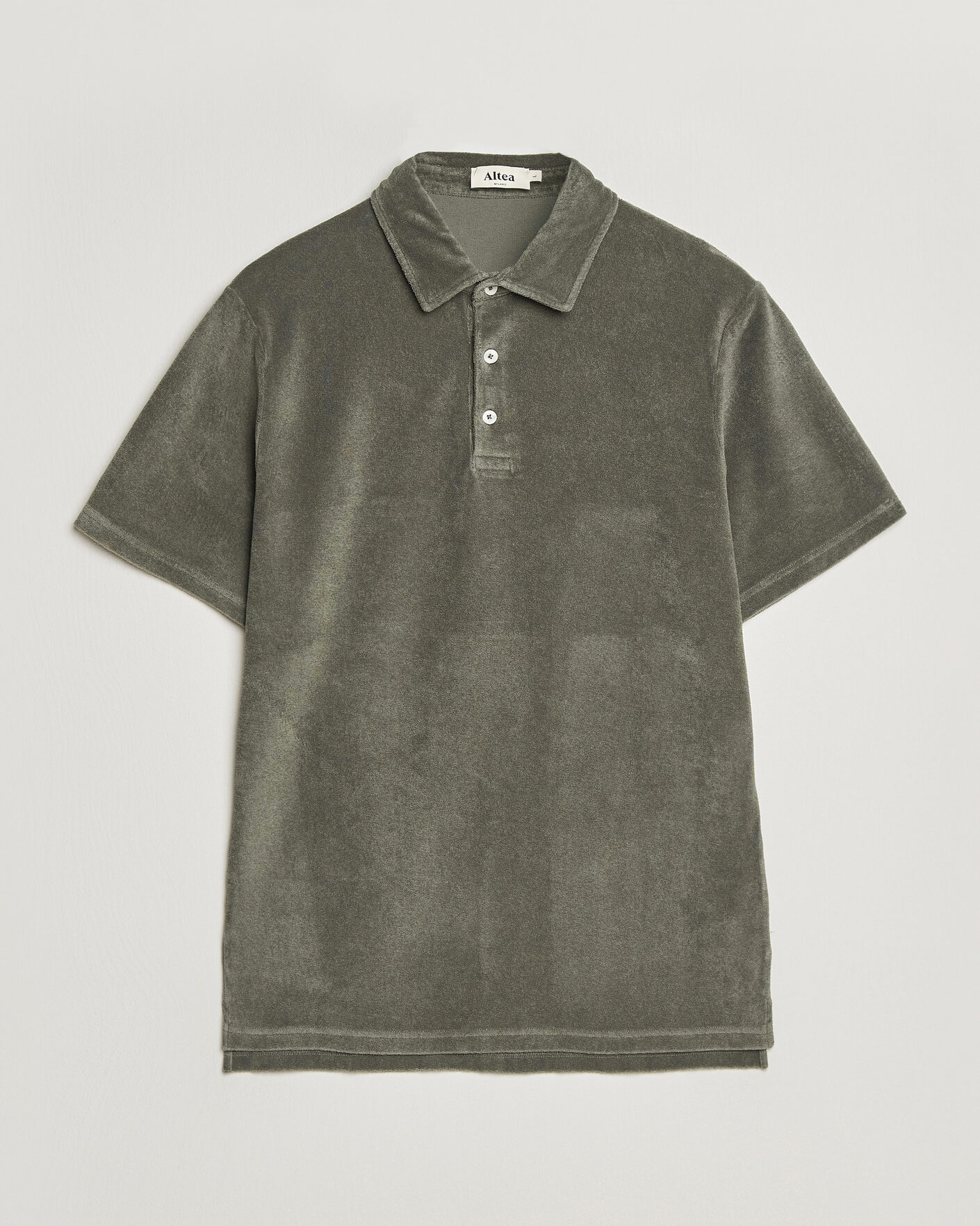 Hombres | Polos | Altea | Terry Cotton Polo Olive