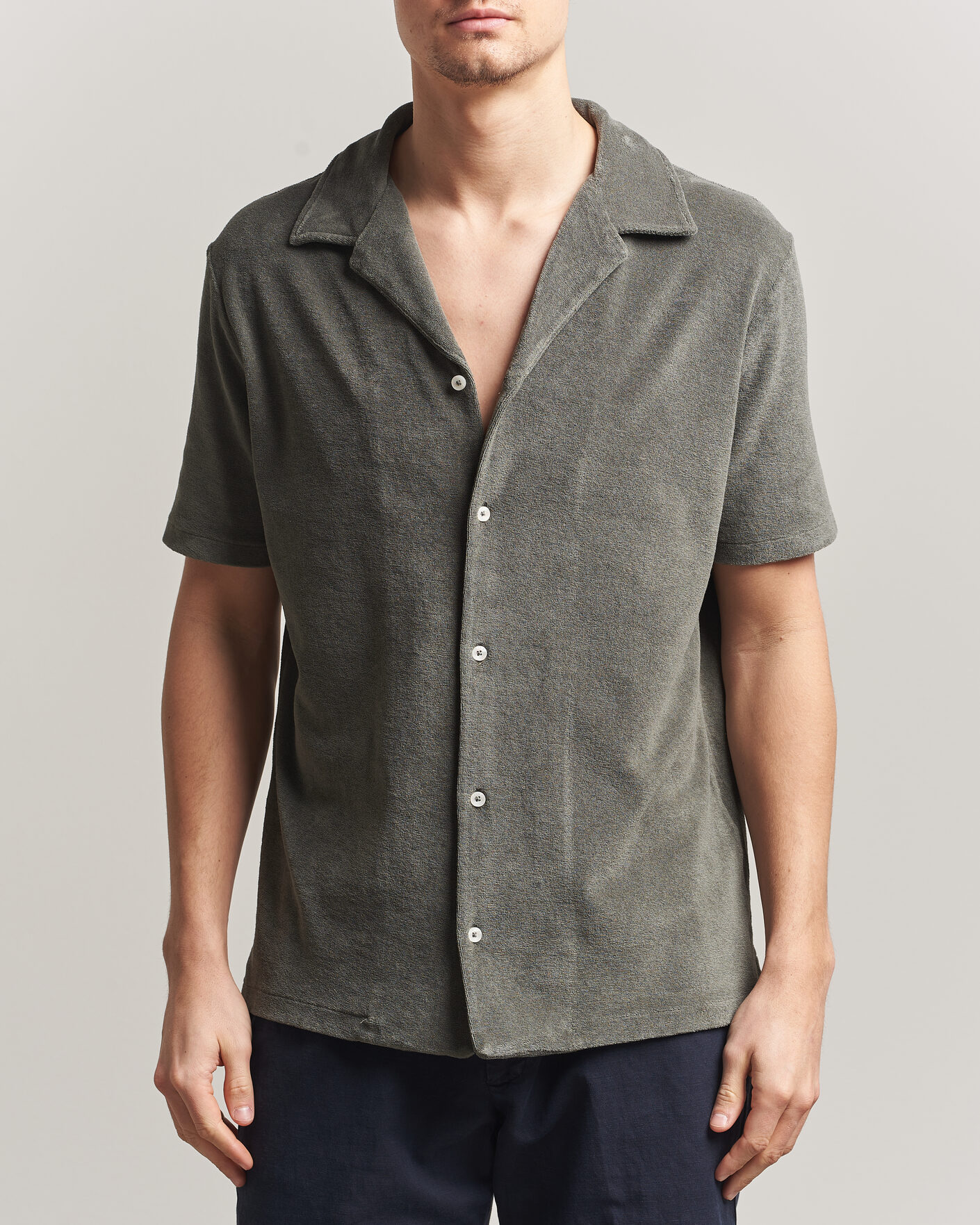 Hombres | Camisas | Altea | Terry Bowling Shirt Olive