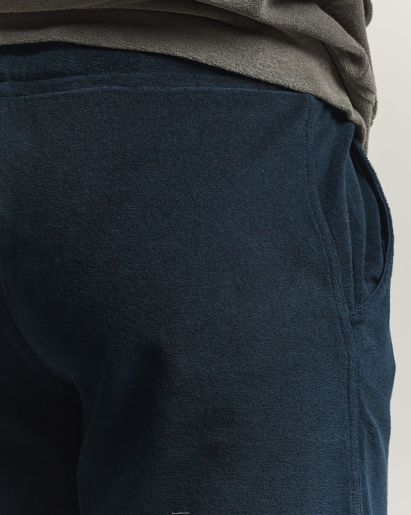 Hombres | Pantalones cortos | Altea | Terry Drawstring Shorts Navy