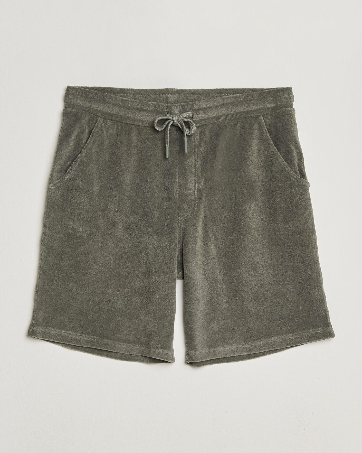 Hombres | Pantalones cortos | Altea | Terry Drawstring Shorts Olive