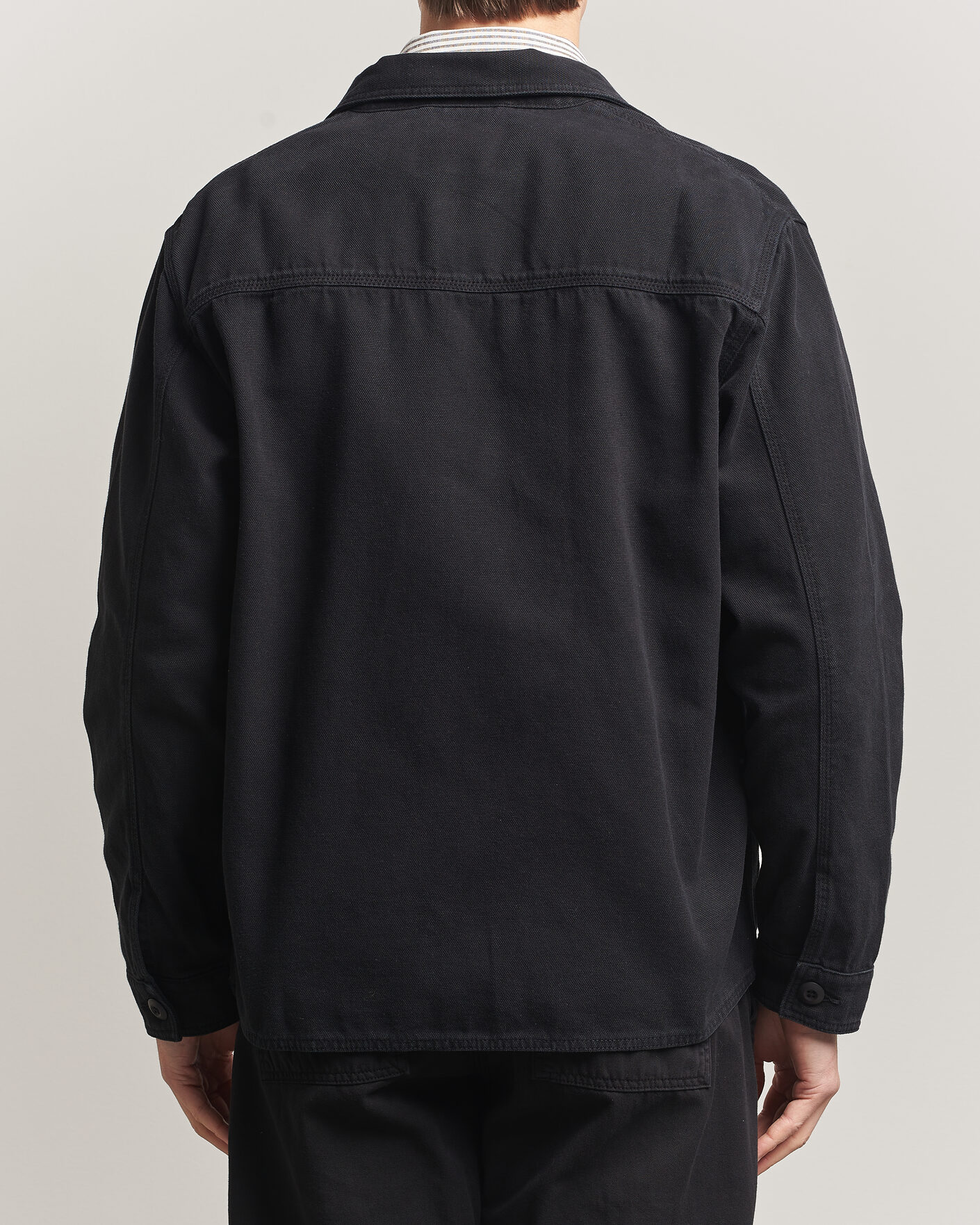 Hombres | Camisas | Forét | Berry Canvas Overshirt Black