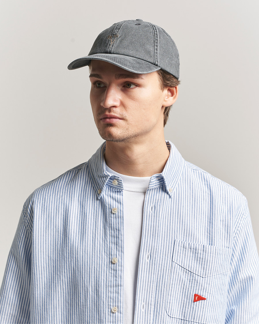 Hombres | Sombreros y gorras | Forét | Bouquet Heavy Washed Cap Washed Black