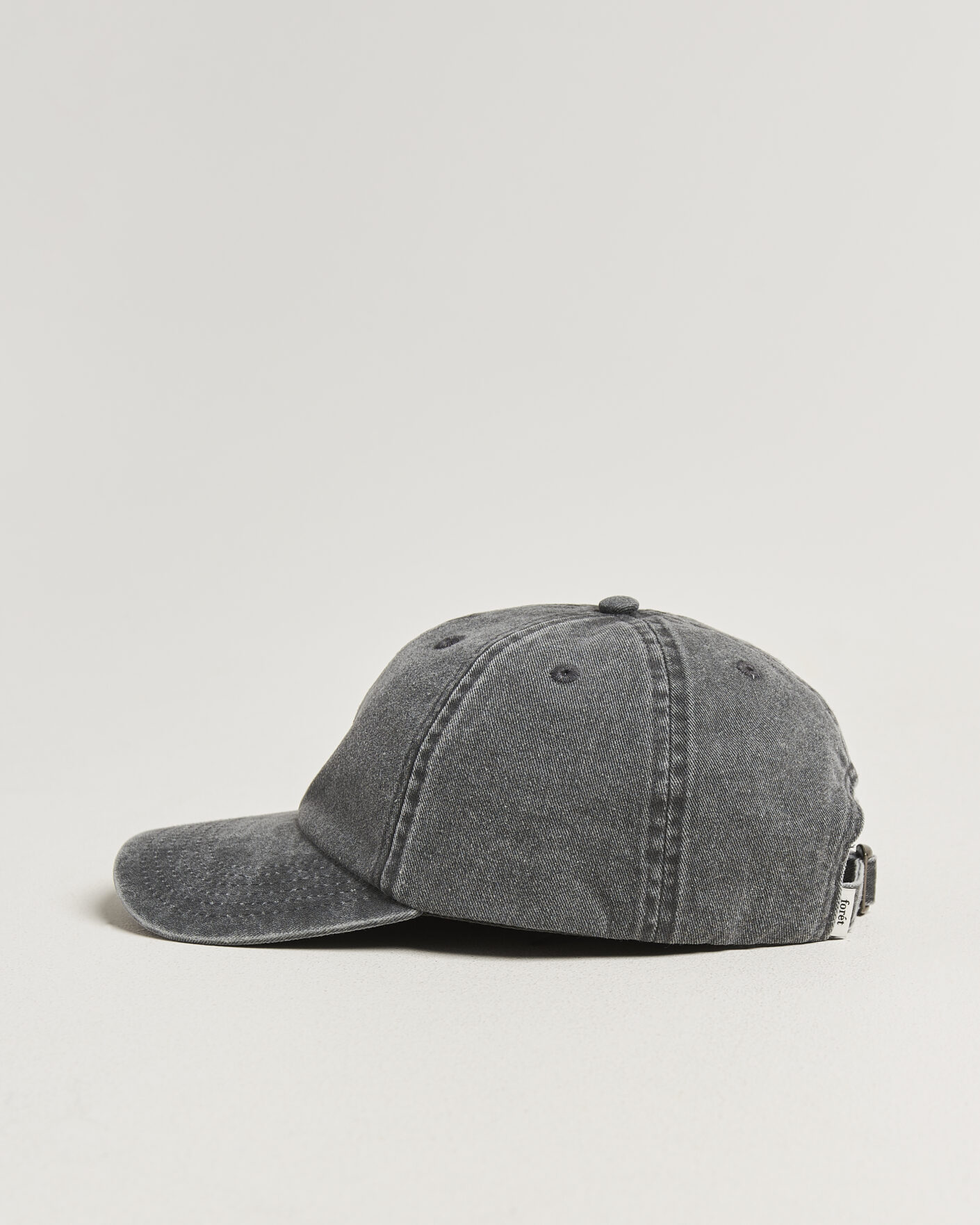 Hombres | Sombreros y gorras | Forét | Bouquet Heavy Washed Cap Washed Black