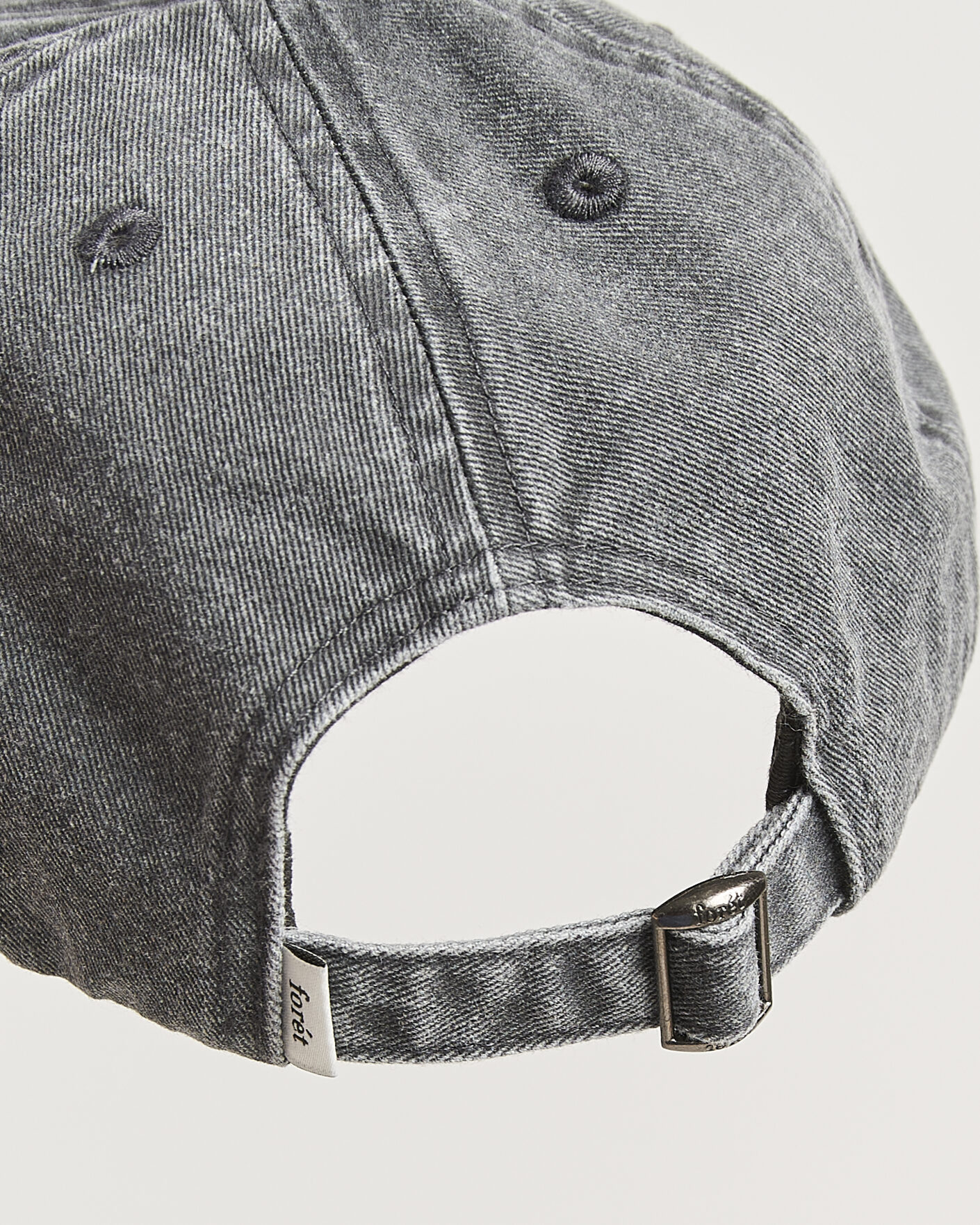 Hombres | Sombreros y gorras | Forét | Bouquet Heavy Washed Cap Washed Black