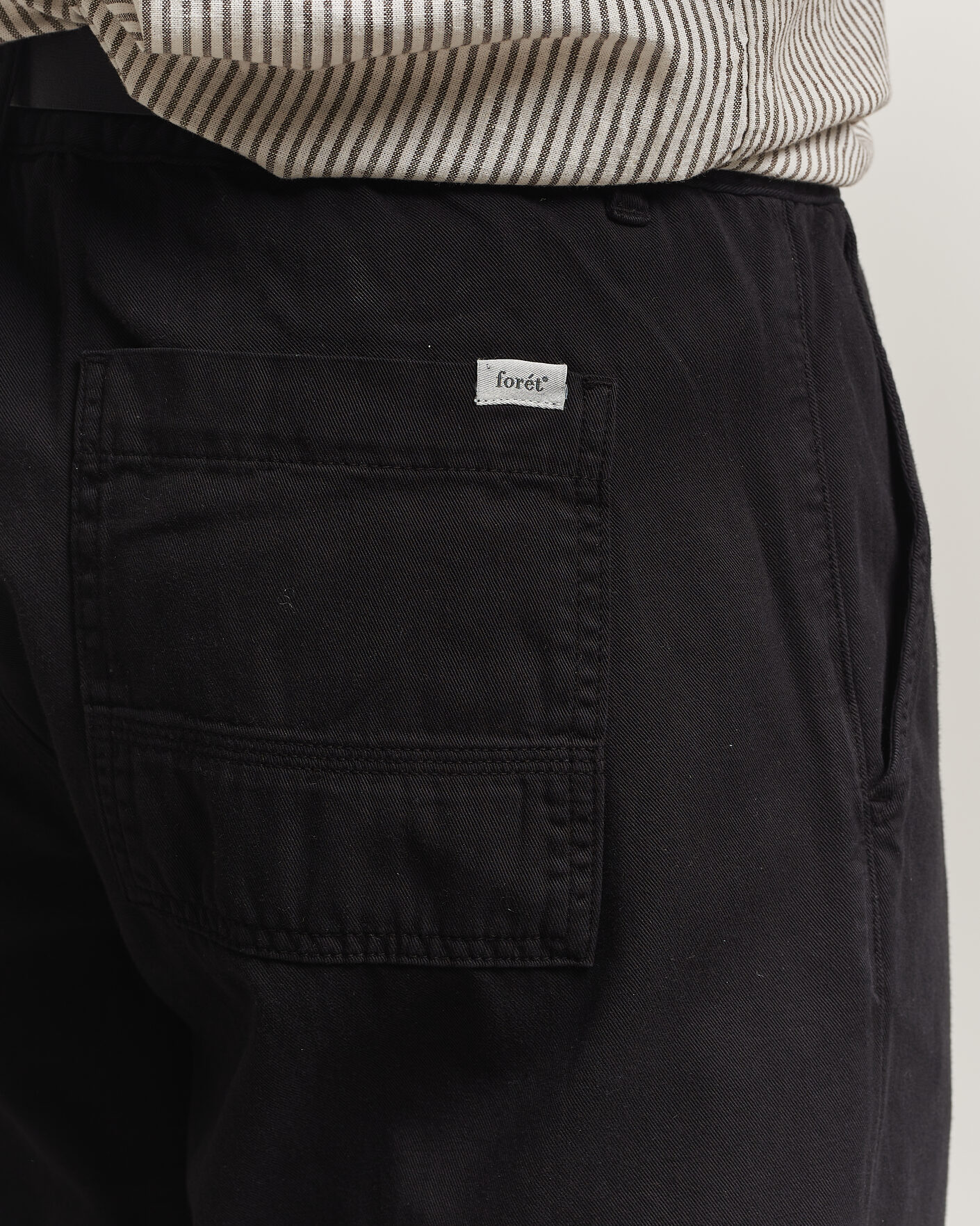 Hombres | Pantalones | Forét | Clay Light Pants Black