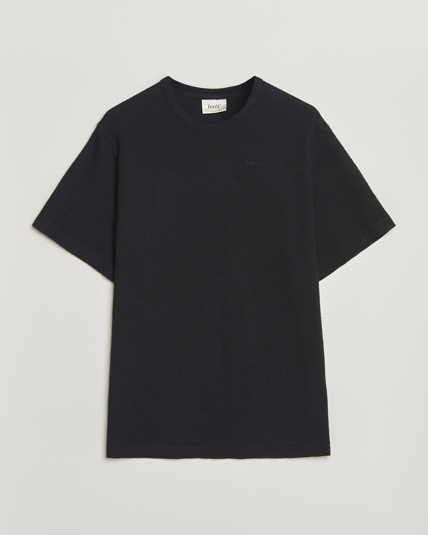 Hombres | Camisetas | Forét | Fir Structured T-Shit Black