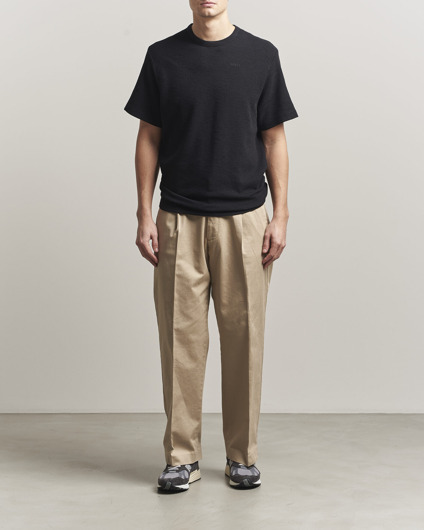 Hombres | Camisetas | Forét | Fir Structured T-Shirt Black