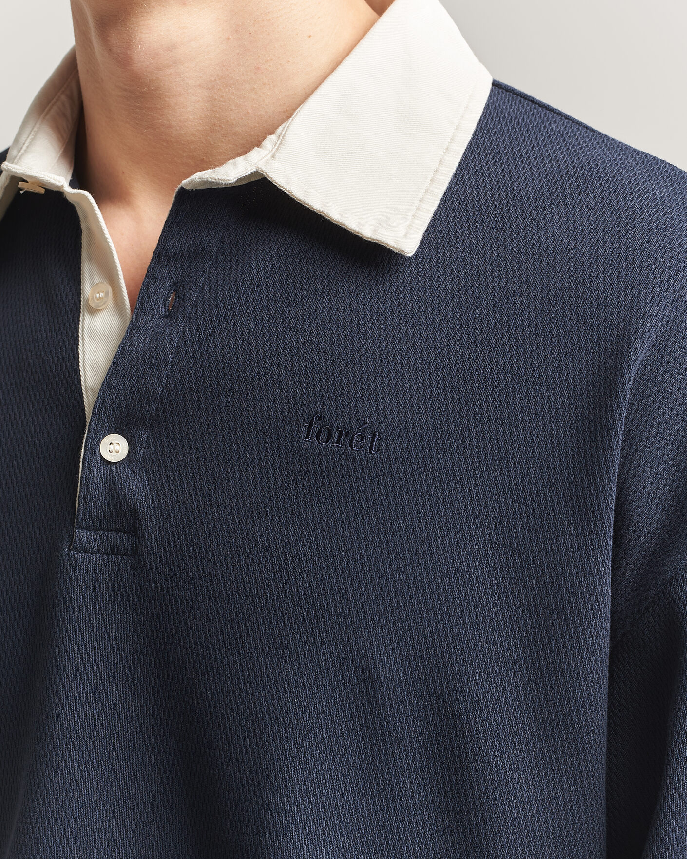 Hombres | Jerséis y prendas de punto | Forét | Match Rugby Structured Sweatshirt Navy